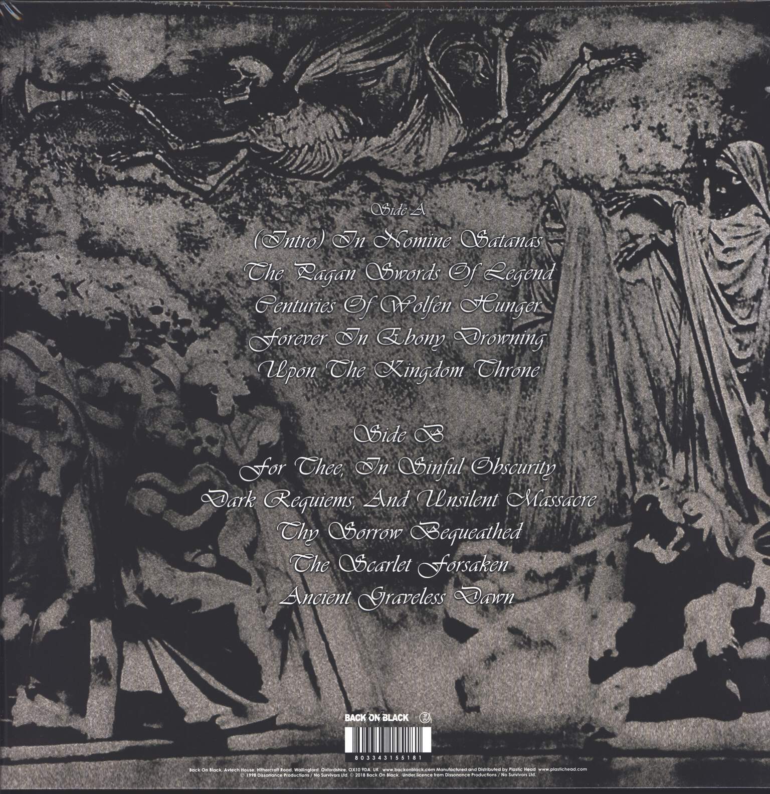Hecate Enthroned: Dark Requiems...And Unsilent Massacre, LP (Vinyl)