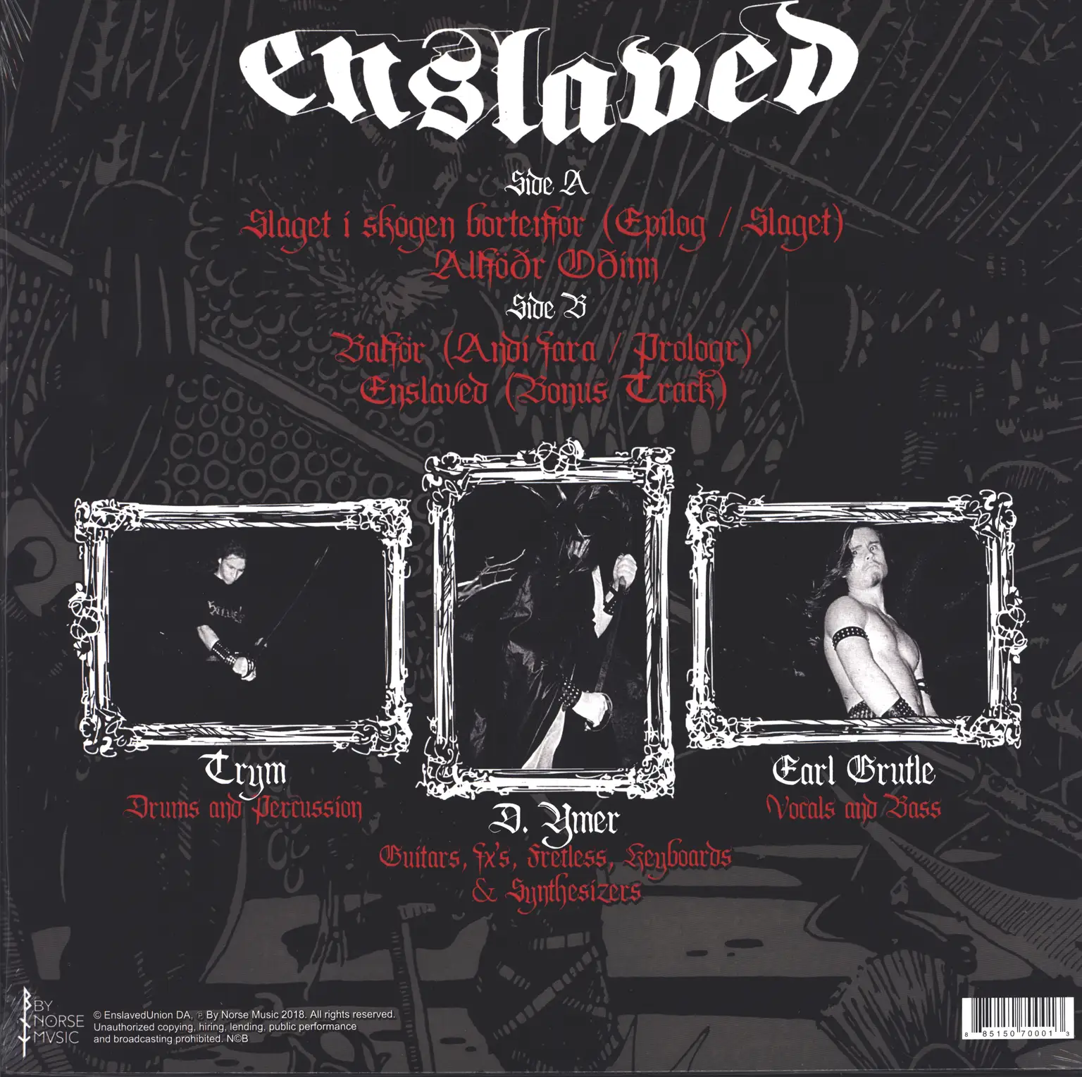 Enslaved: Hordanes Land, Mini LP (Vinyl)