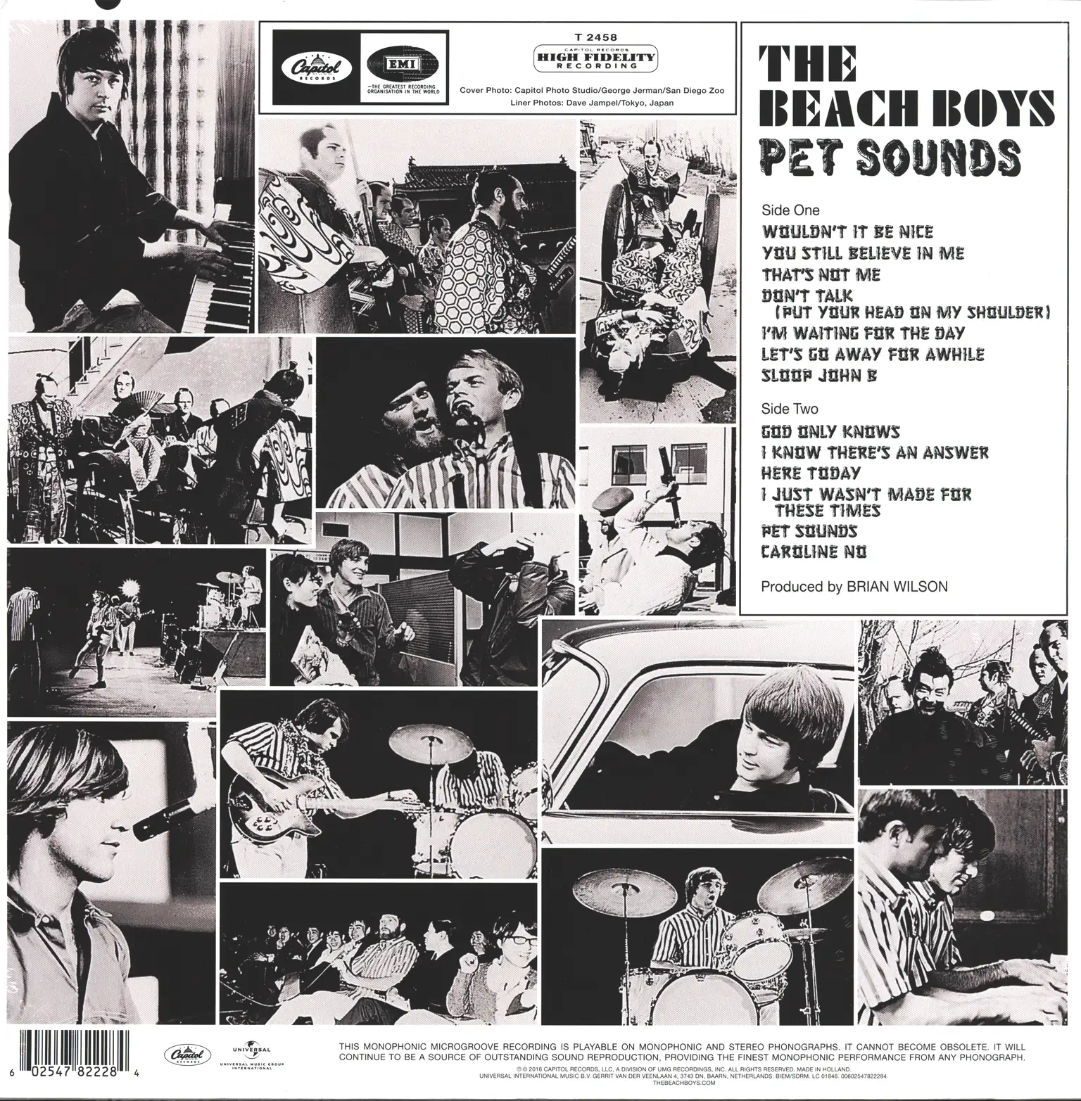 The Beach Boys: Pet Sounds, LP (Vinyl)
