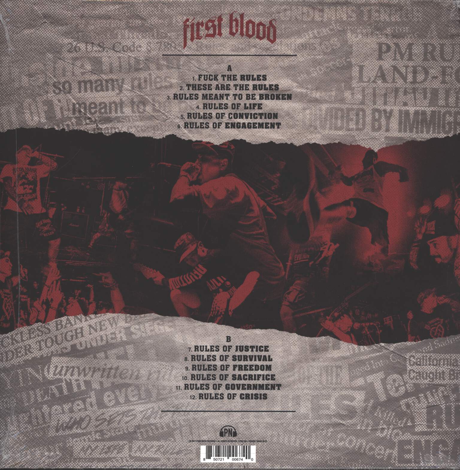 First Blood: Rules, LP (Vinyl)