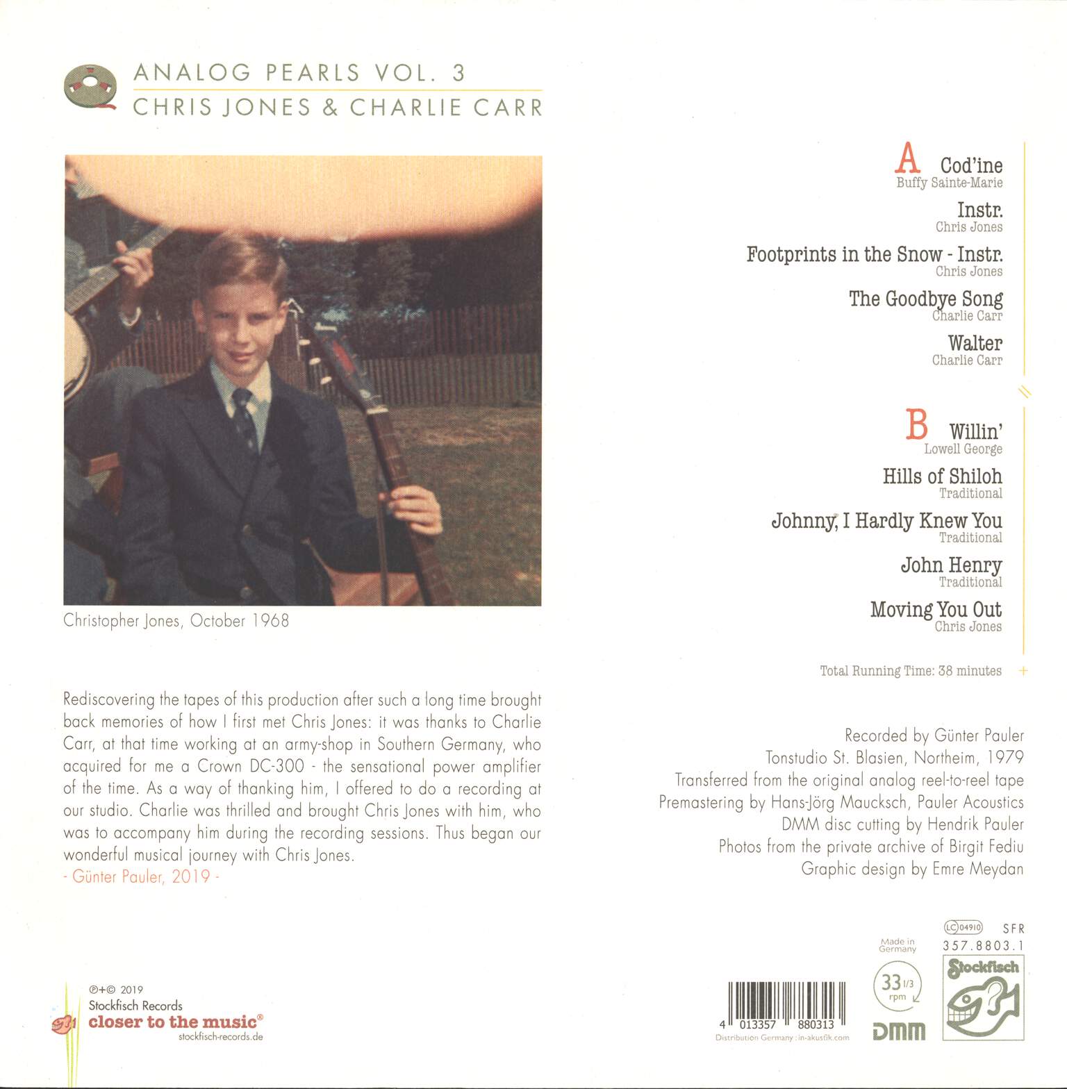Chris Jones: Analog Pearls Vol. 3, LP (Vinyl)