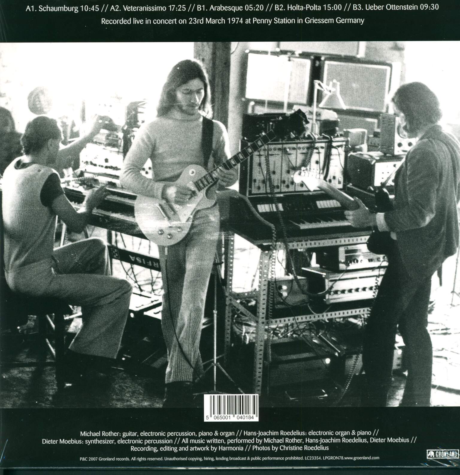 Harmonia: Live 1974, LP (Vinyl)
