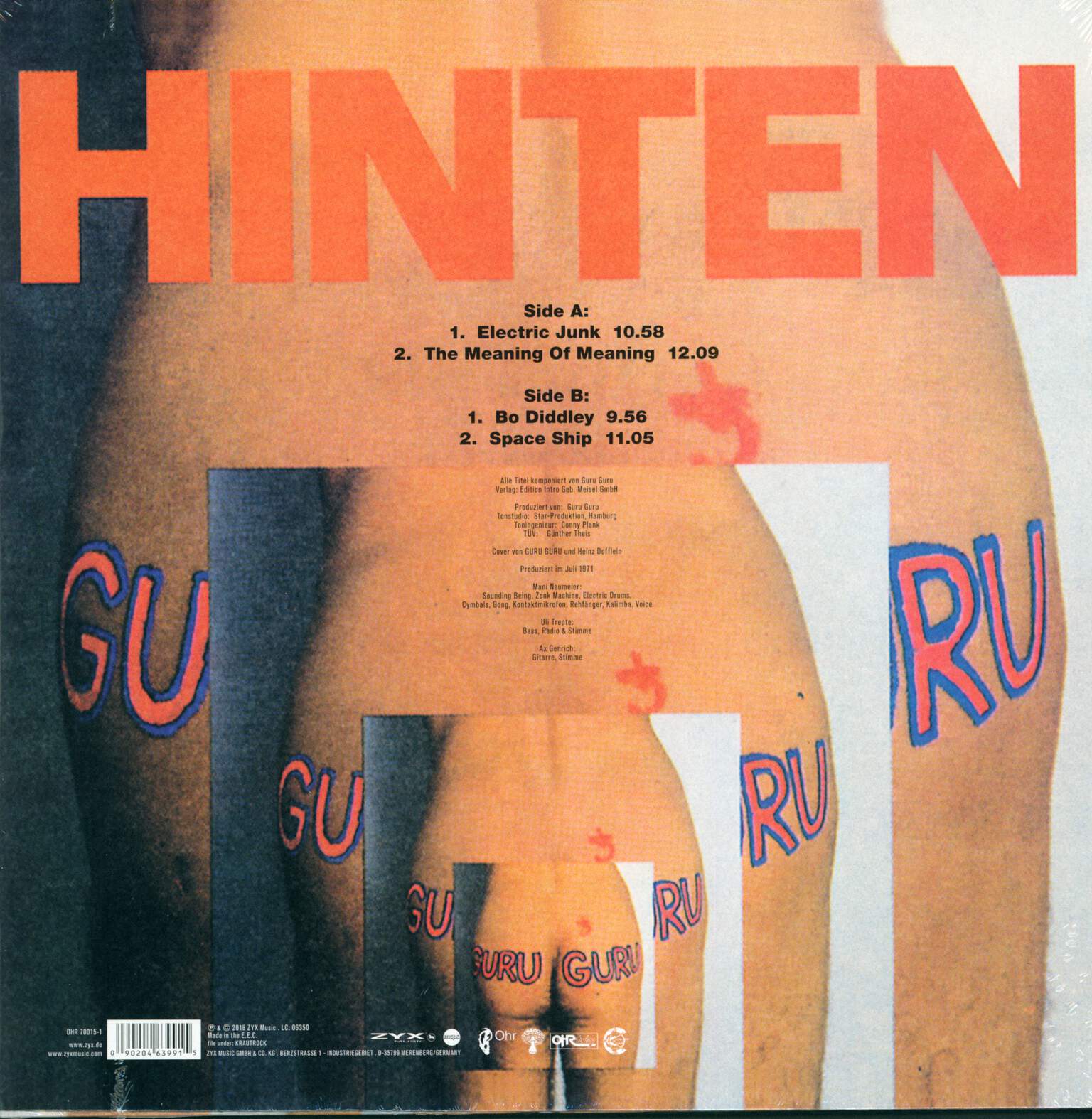 Guru Guru: Hinten, LP (Vinyl)