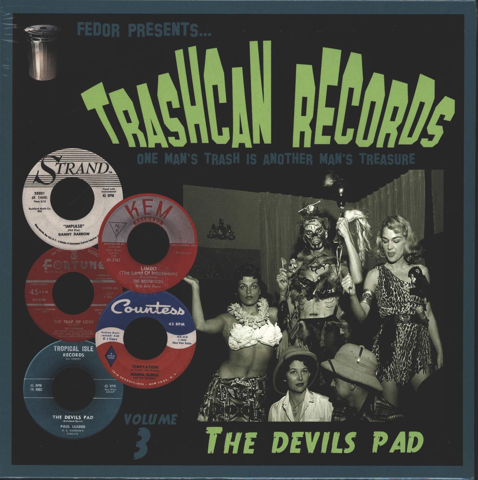 Various: Trashcan Records Volume 3 - The Devils Pad, 10" Vinyl EP