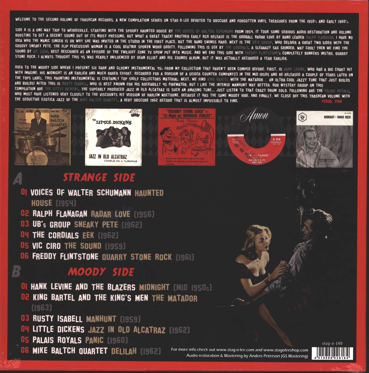 Various: Trashcan Records Volume 2 - Midnight, 10" Vinyl EP