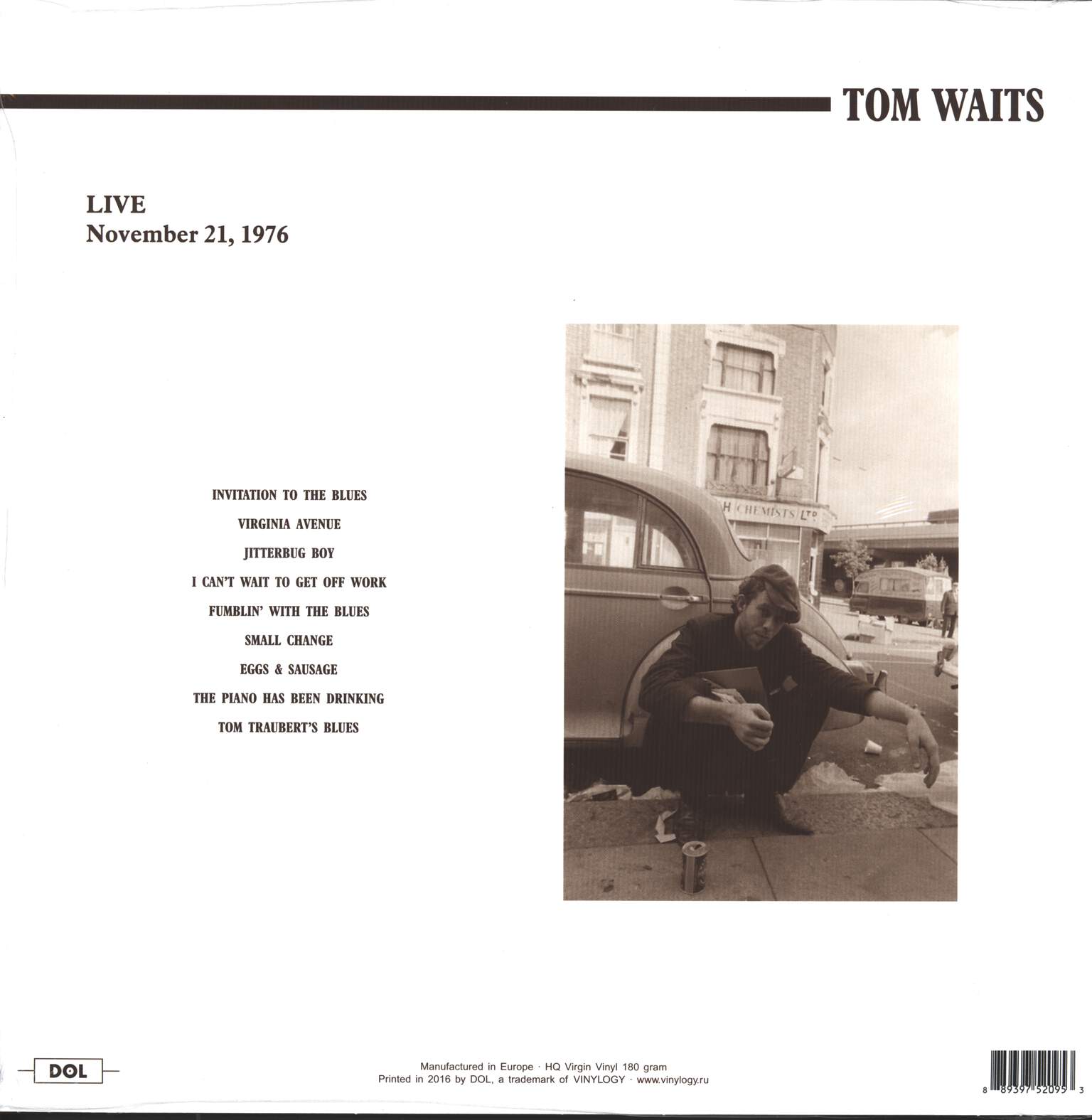 Tom Waits: Live At The Ivanhoe Theatre, Chicago, November 21, 1976, LP (Vinyl)