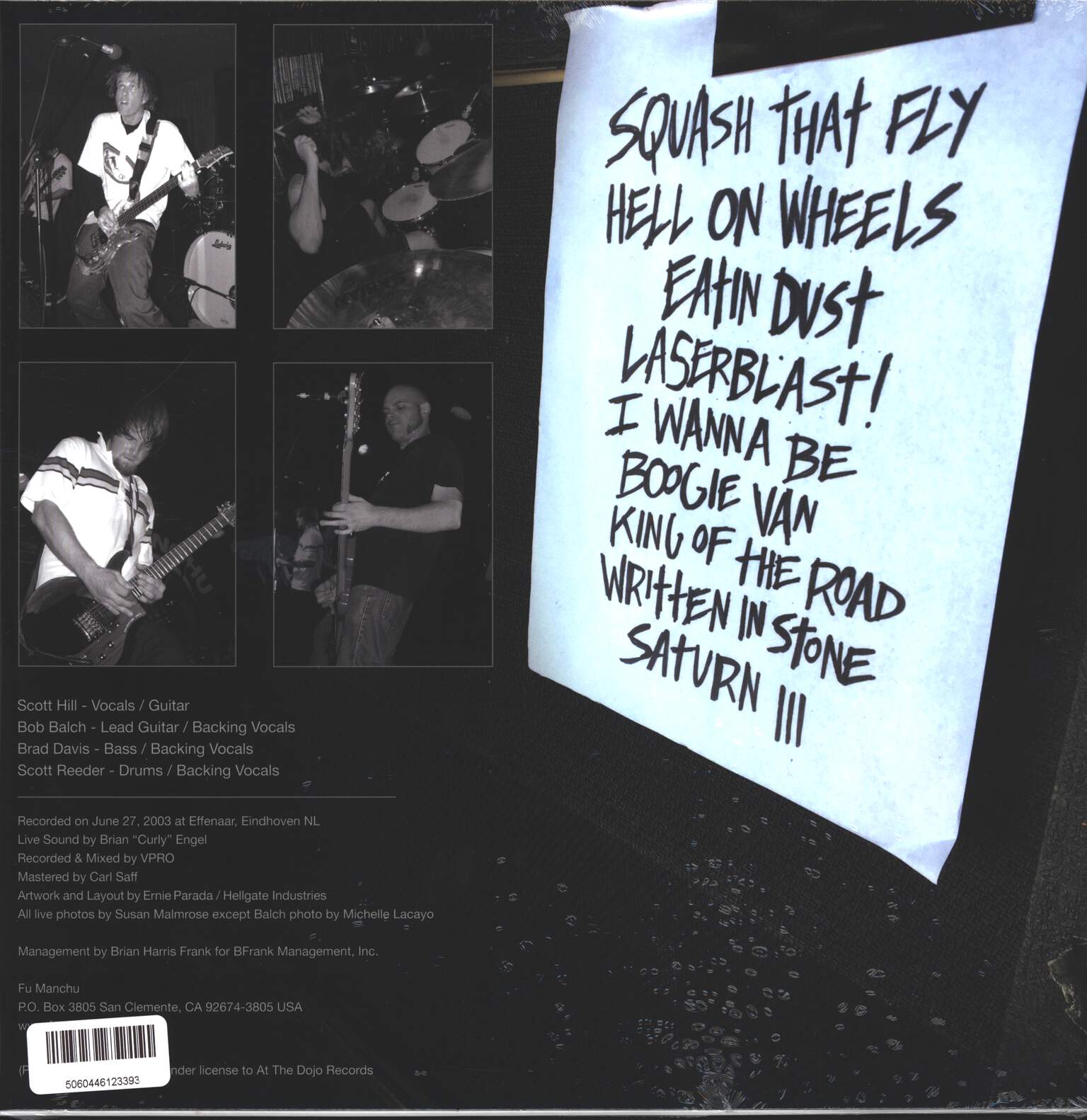 Fu Manchu: Live At Roadburn 2003, LP (Vinyl)