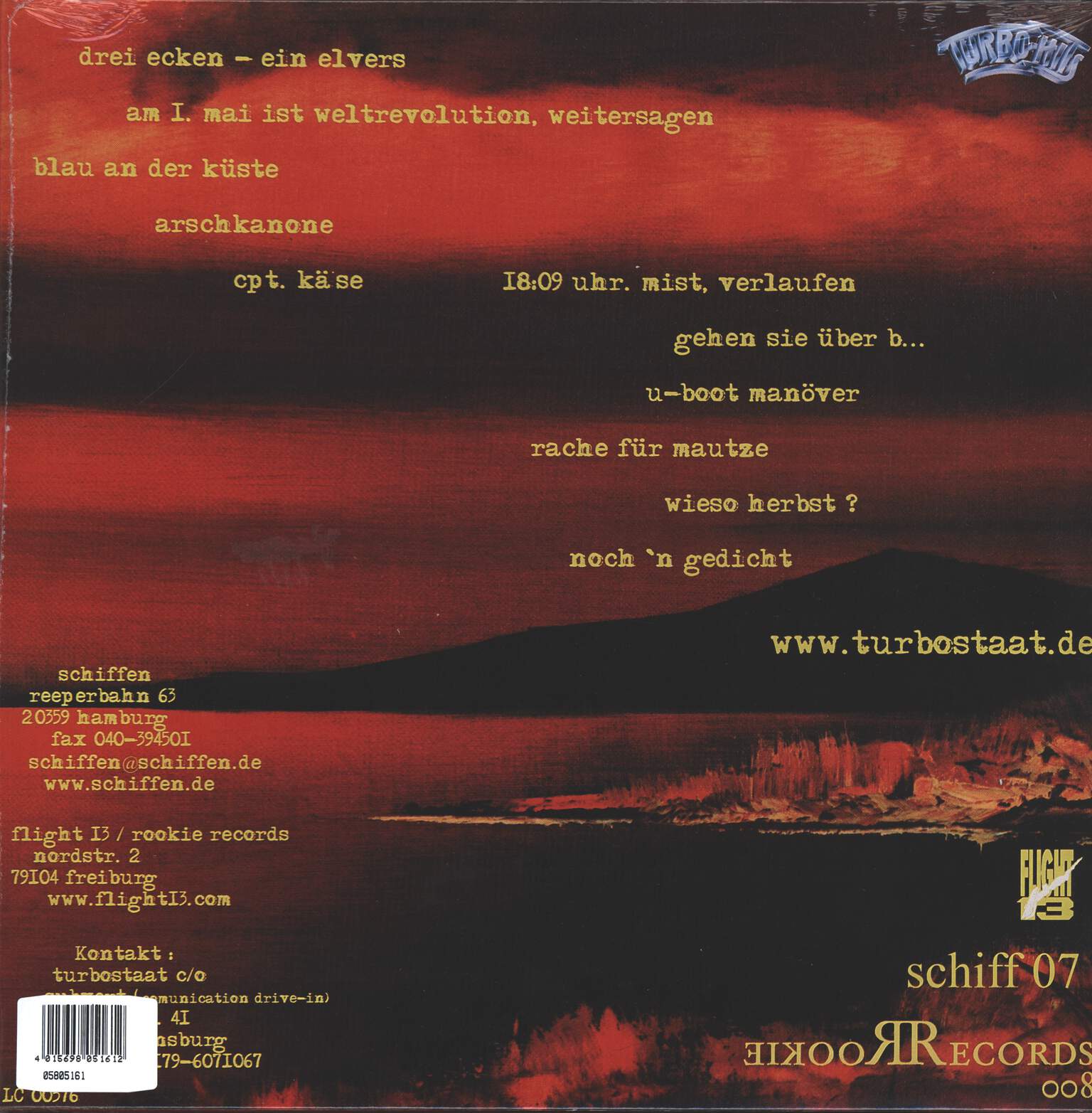 Turbostaat: Flamingo, LP (Vinyl)