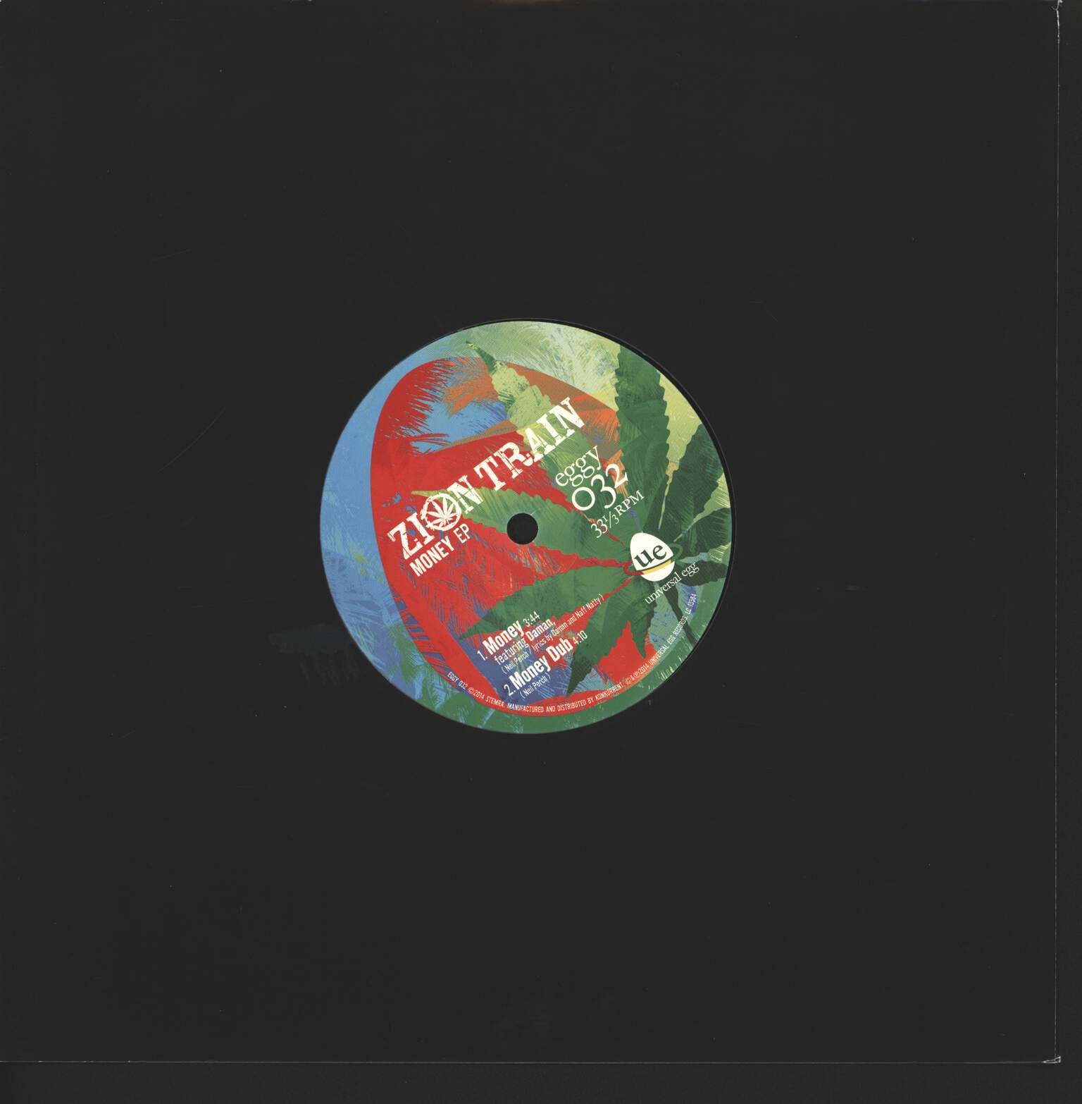 Zion Train: Money, 10" Vinyl EP