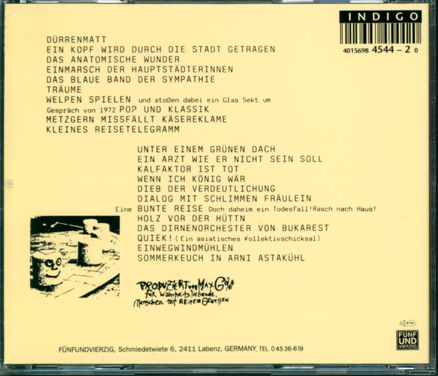 Max Goldt: Restaurants Restaurants Restaurants, CD