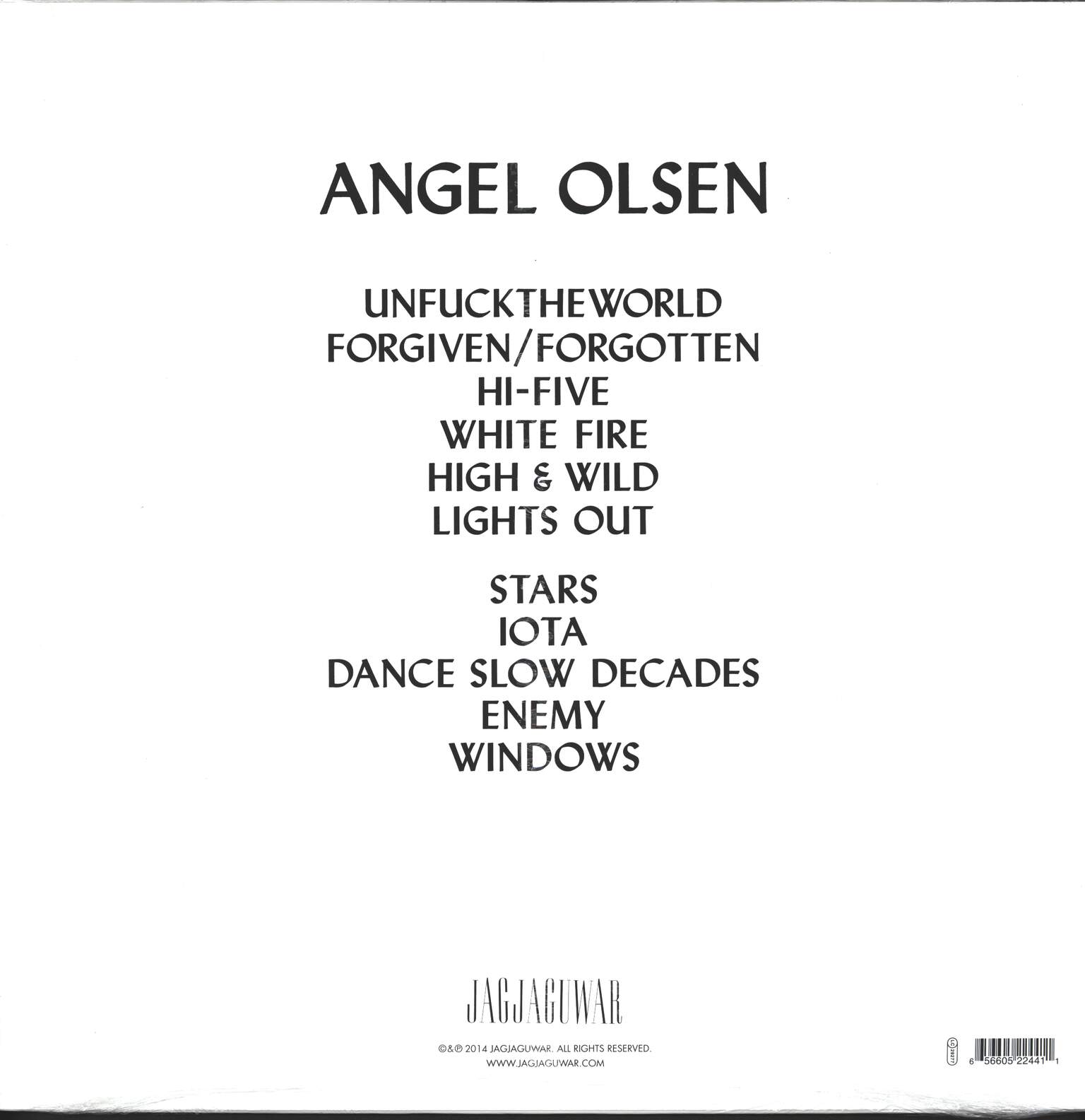 Angel Olsen: Burn Your Fire For No Witness, LP (Vinyl)