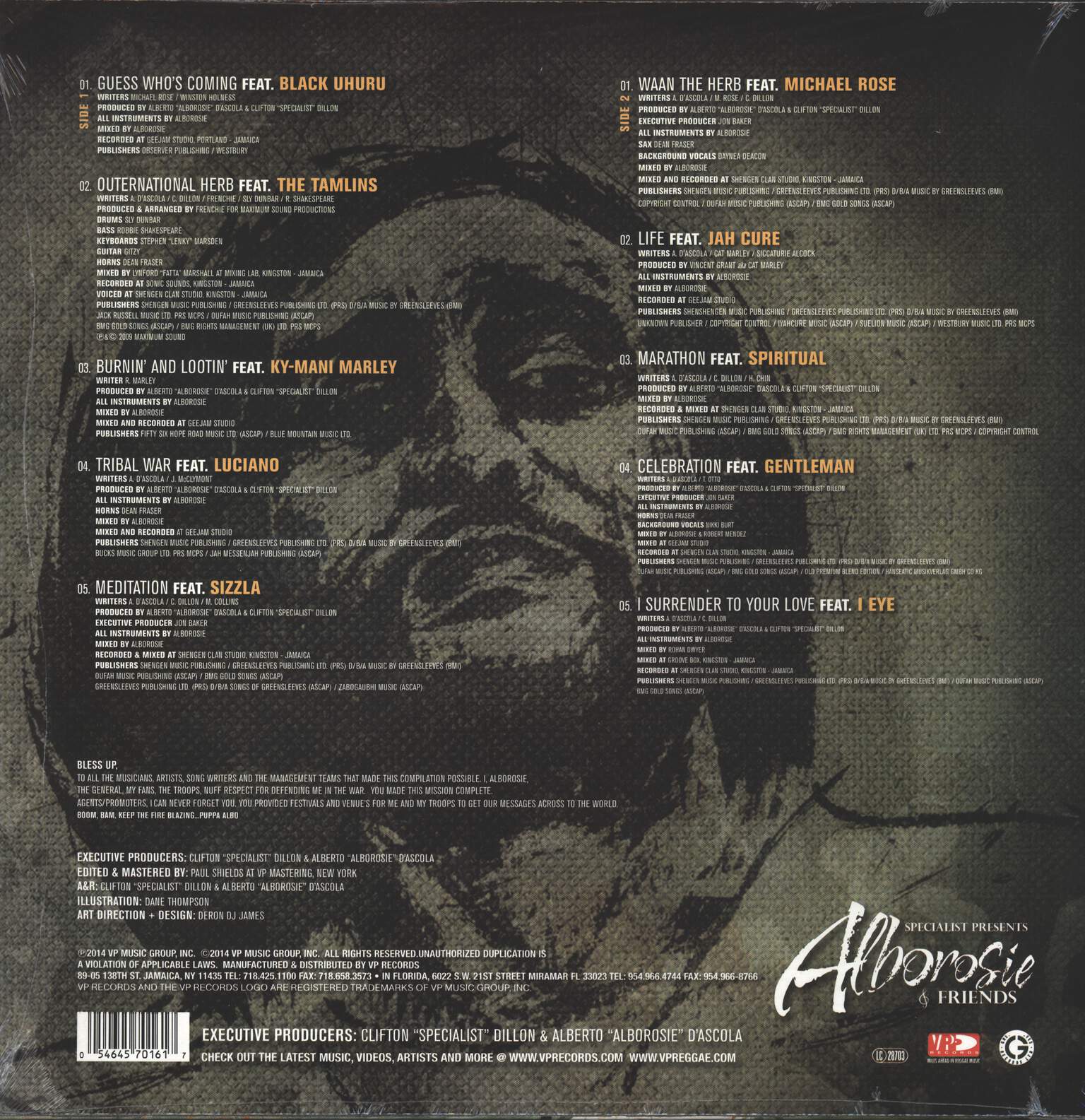 Alborosie: Alborosie & Friends, LP (Vinyl)
