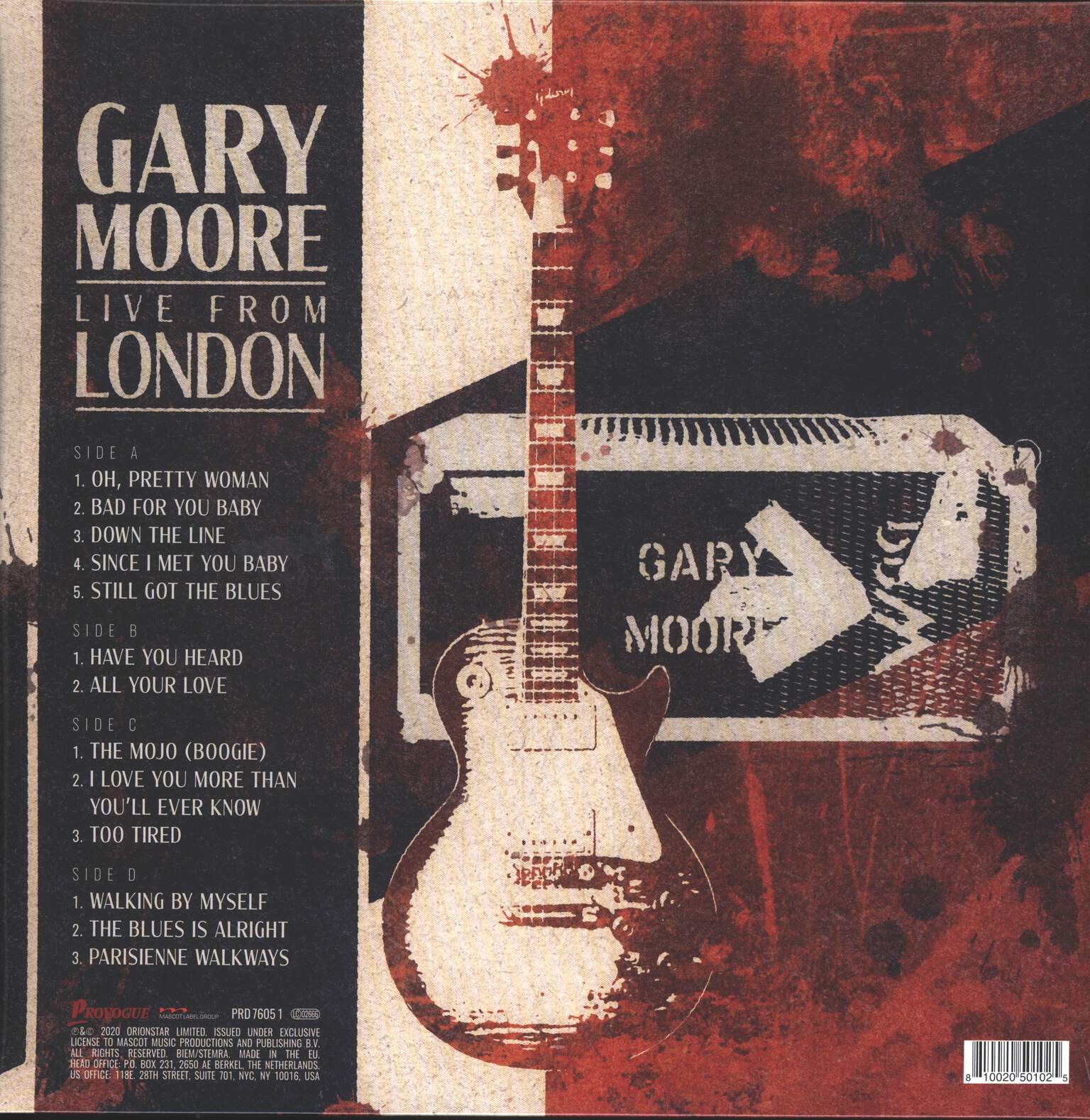 Gary Moore: Live From London, 2×LP (Vinyl)