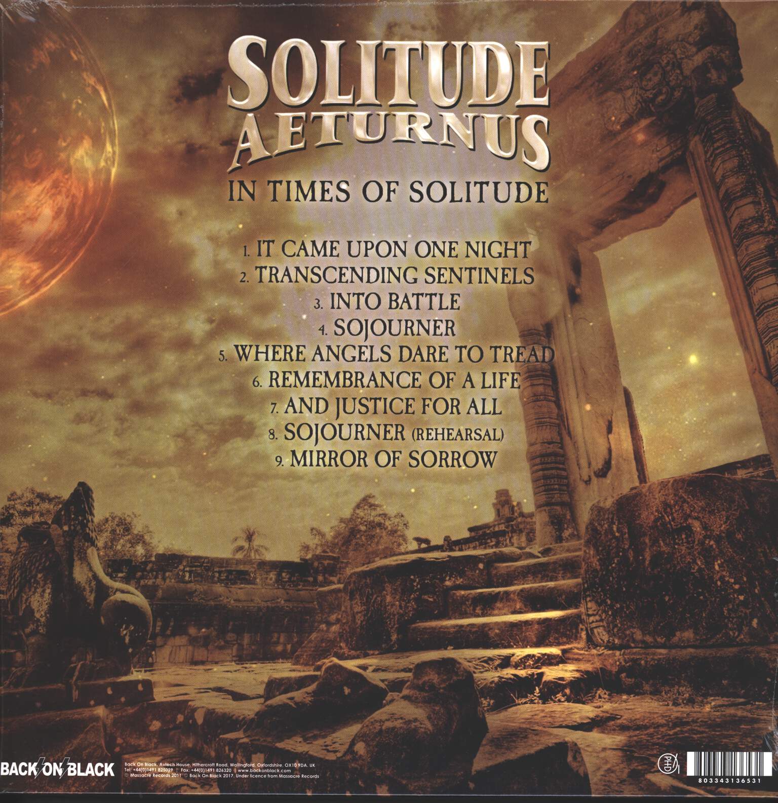 Solitude Aeturnus: In Times Of Solitude, 2×LP (Vinyl)