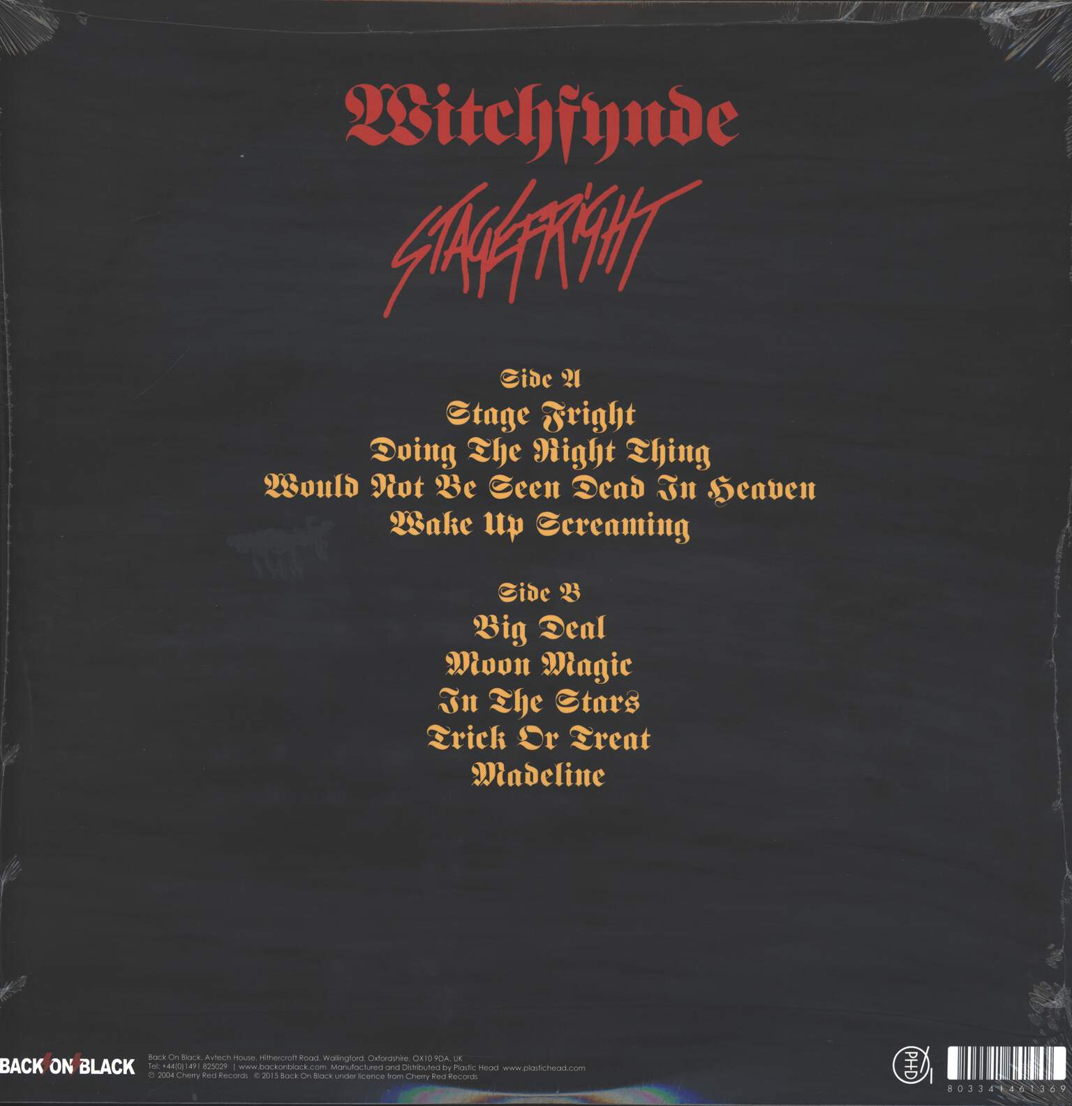 Witchfynde: Stagefright, LP (Vinyl)