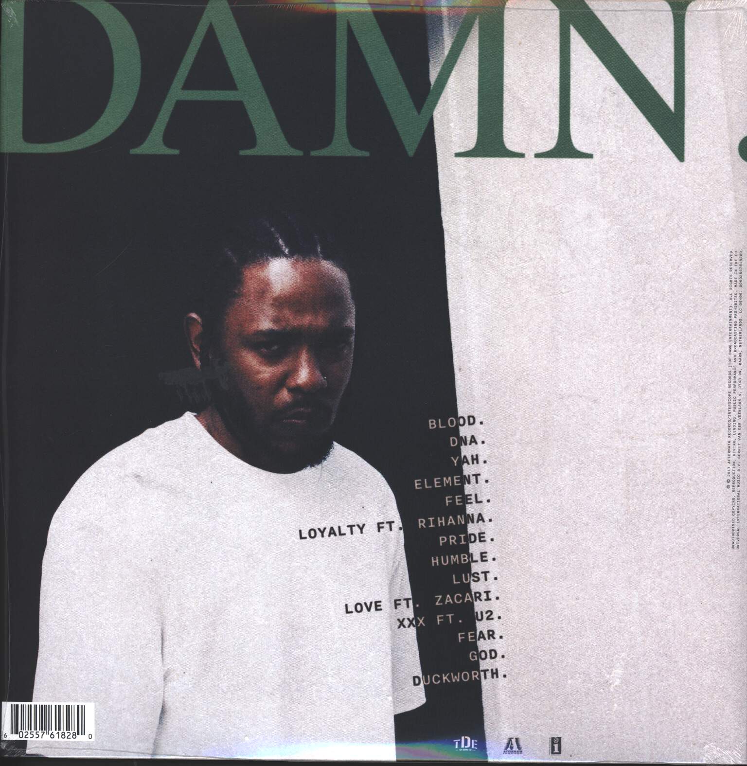 Kendrick Lamar: Damn., 2×LP (Vinyl)