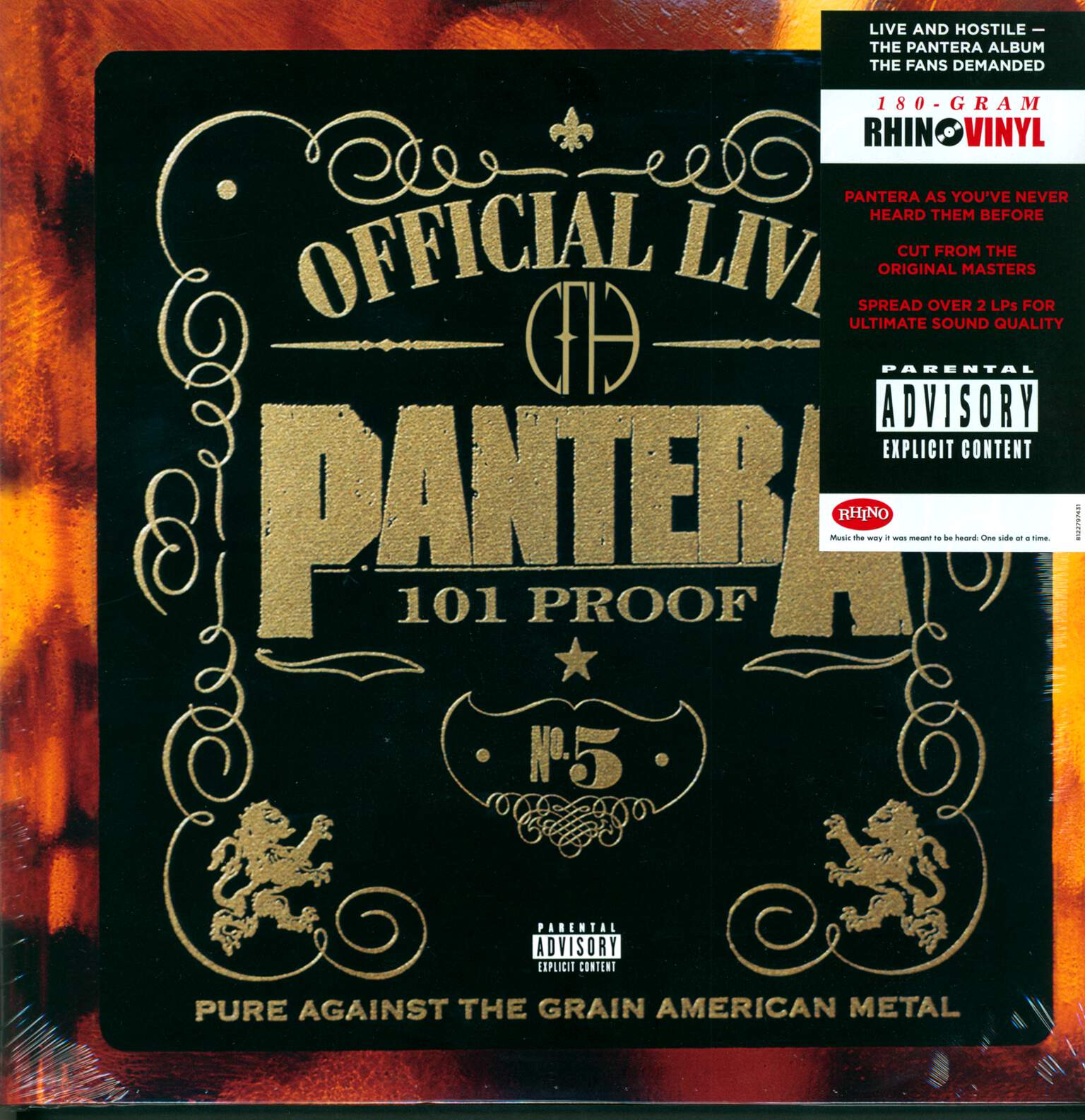 Pantera: Official Live: 101 Proof, 2×LP (Vinyl)