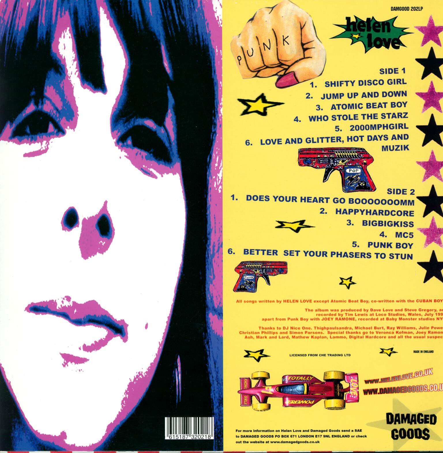 Helen Love: Love And Glitter, Hot Days And Muzik, LP (Vinyl)