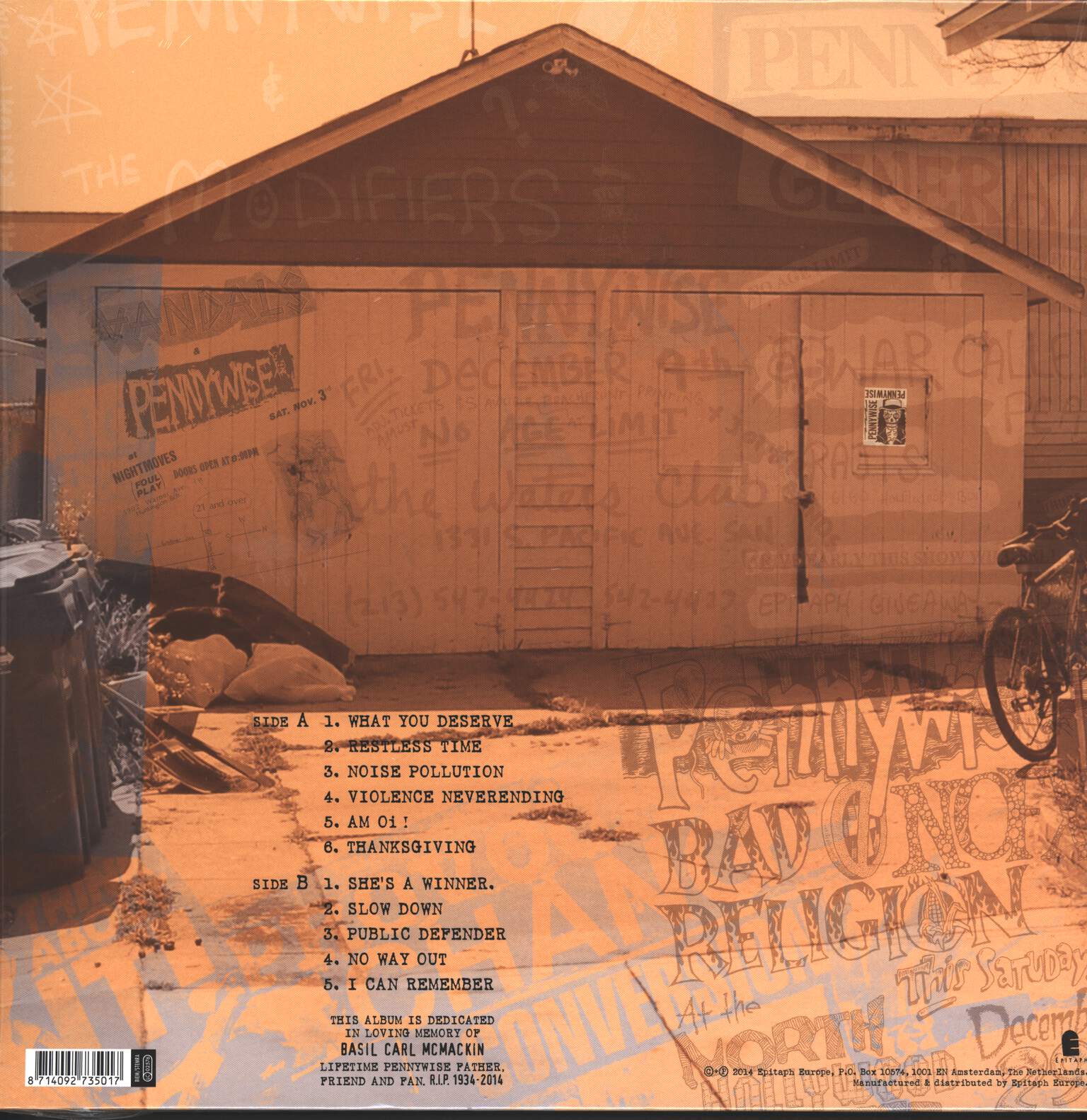 Pennywise: Yesterdays, LP (Vinyl)