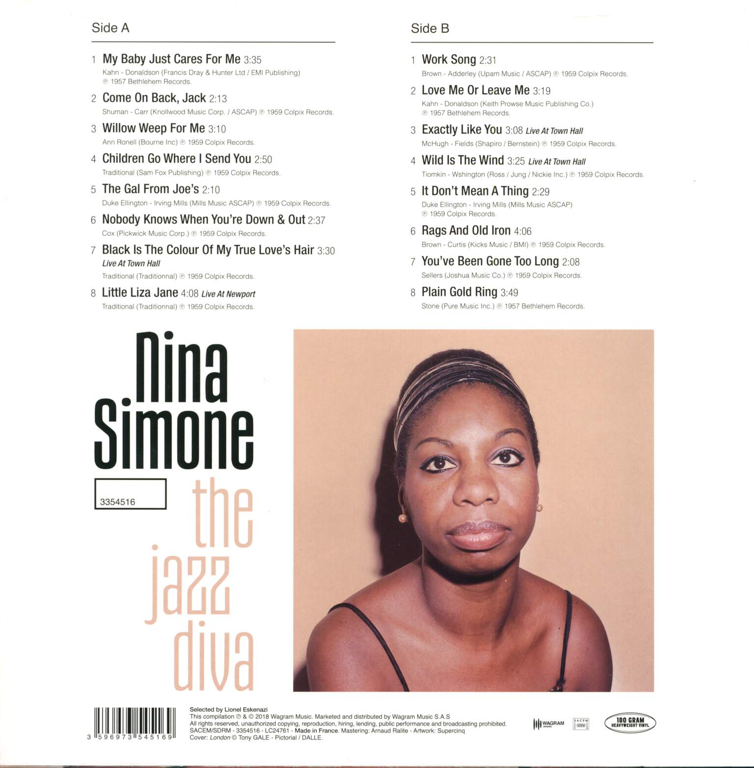 Nina Simone: The Jazz Diva, LP (Vinyl)