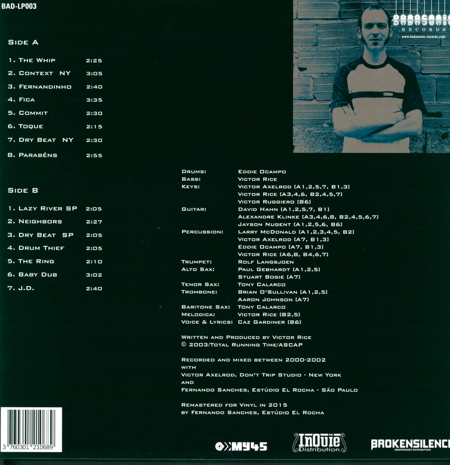 Victor Rice: In America, LP (Vinyl)