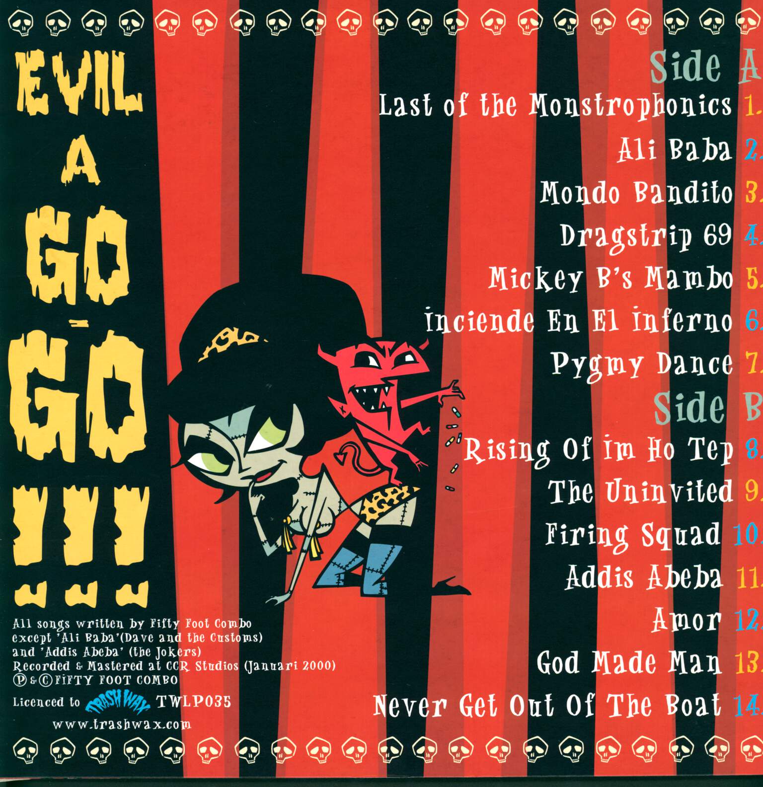 Fifty Foot Combo: Evil A Go-Go!!!, LP (Vinyl)