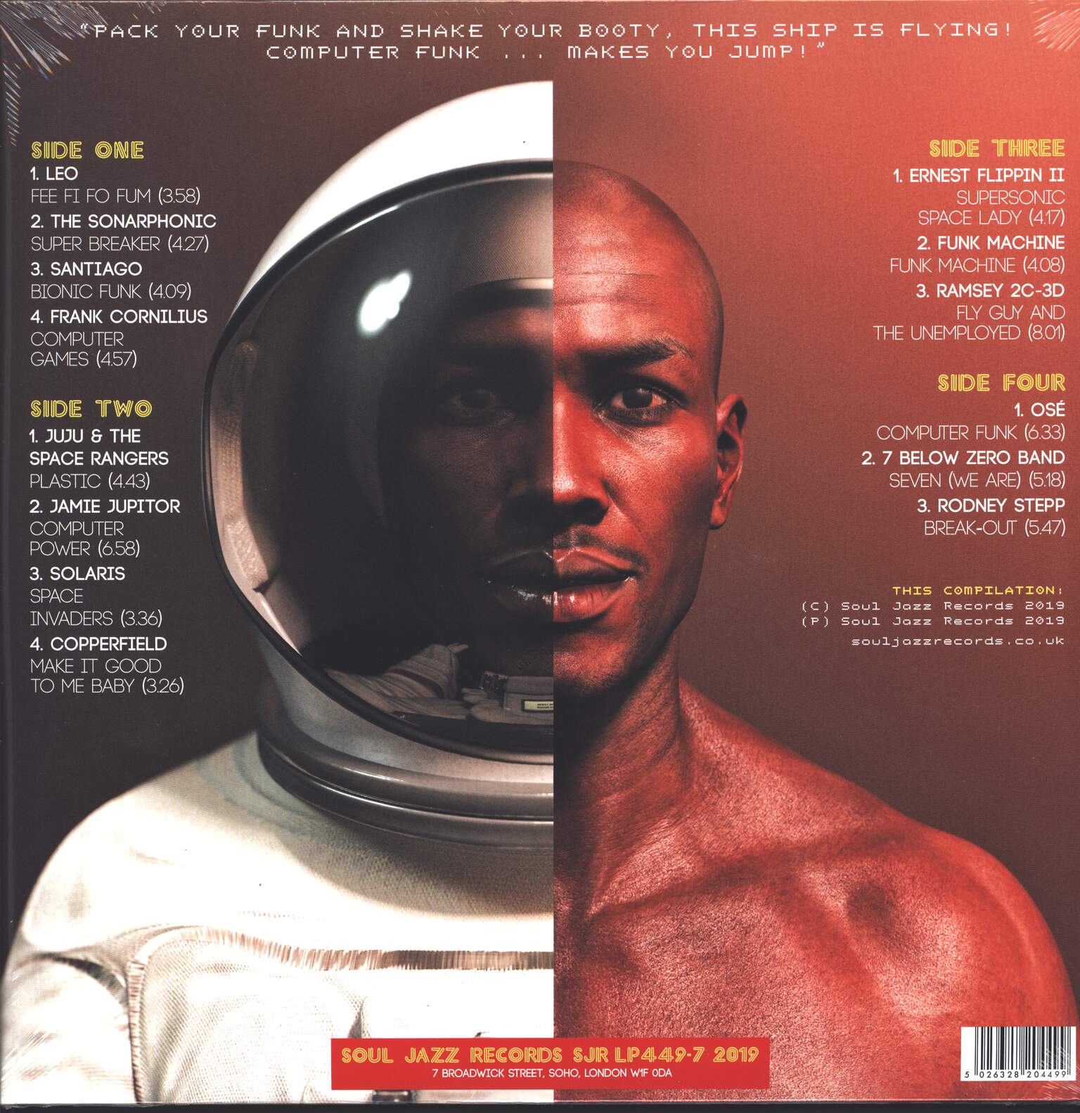 Various: Space Funk (Afro Futurist Electro Funk In Space 1976-84), 2×LP (Vinyl)