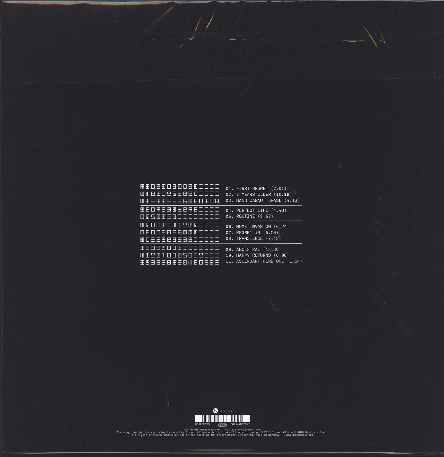 Steven Wilson: Hand. Cannot. Erase., 2×LP (Vinyl)