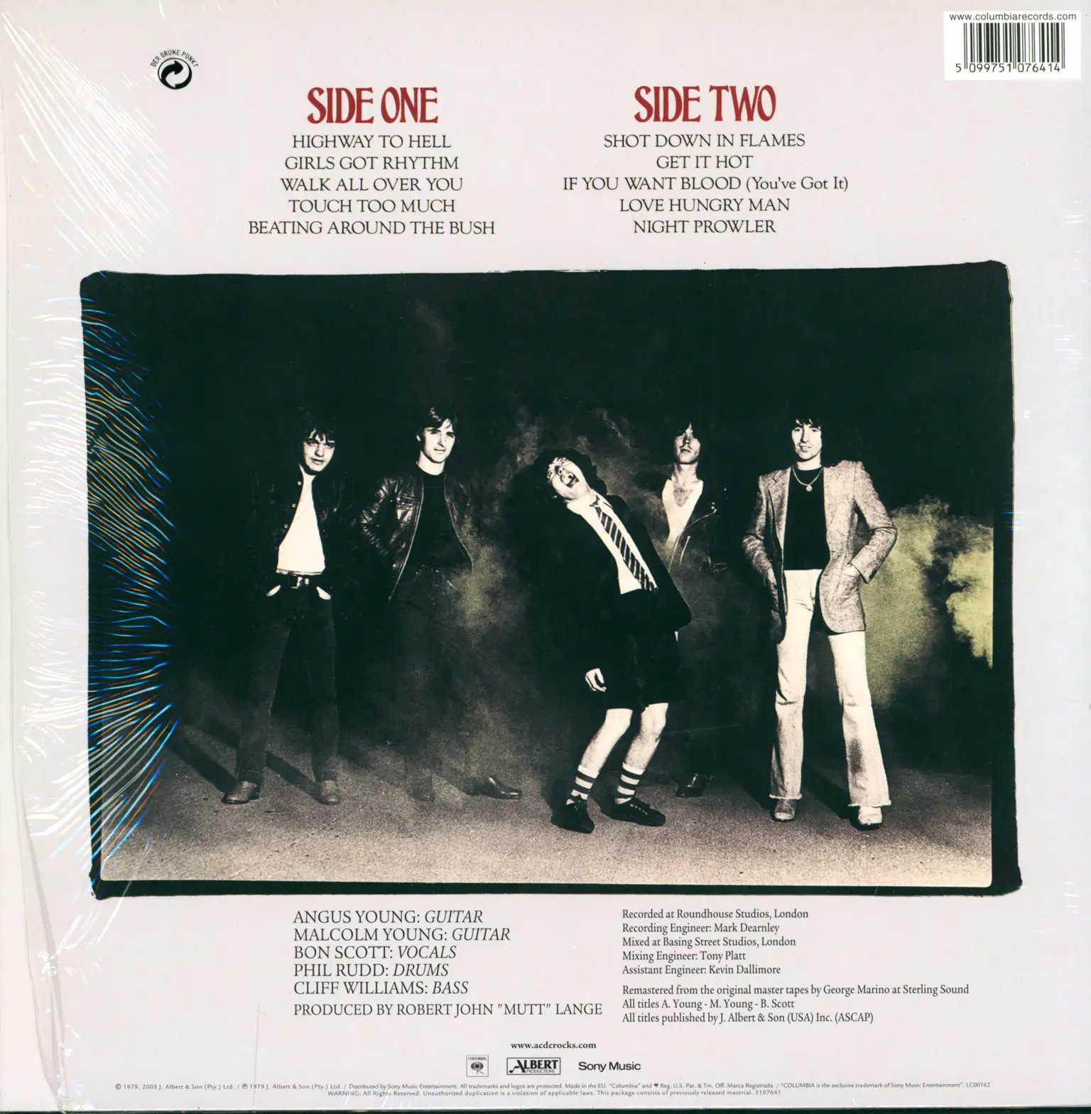 AC/DC: Highway To Hell, LP (Vinyl)
