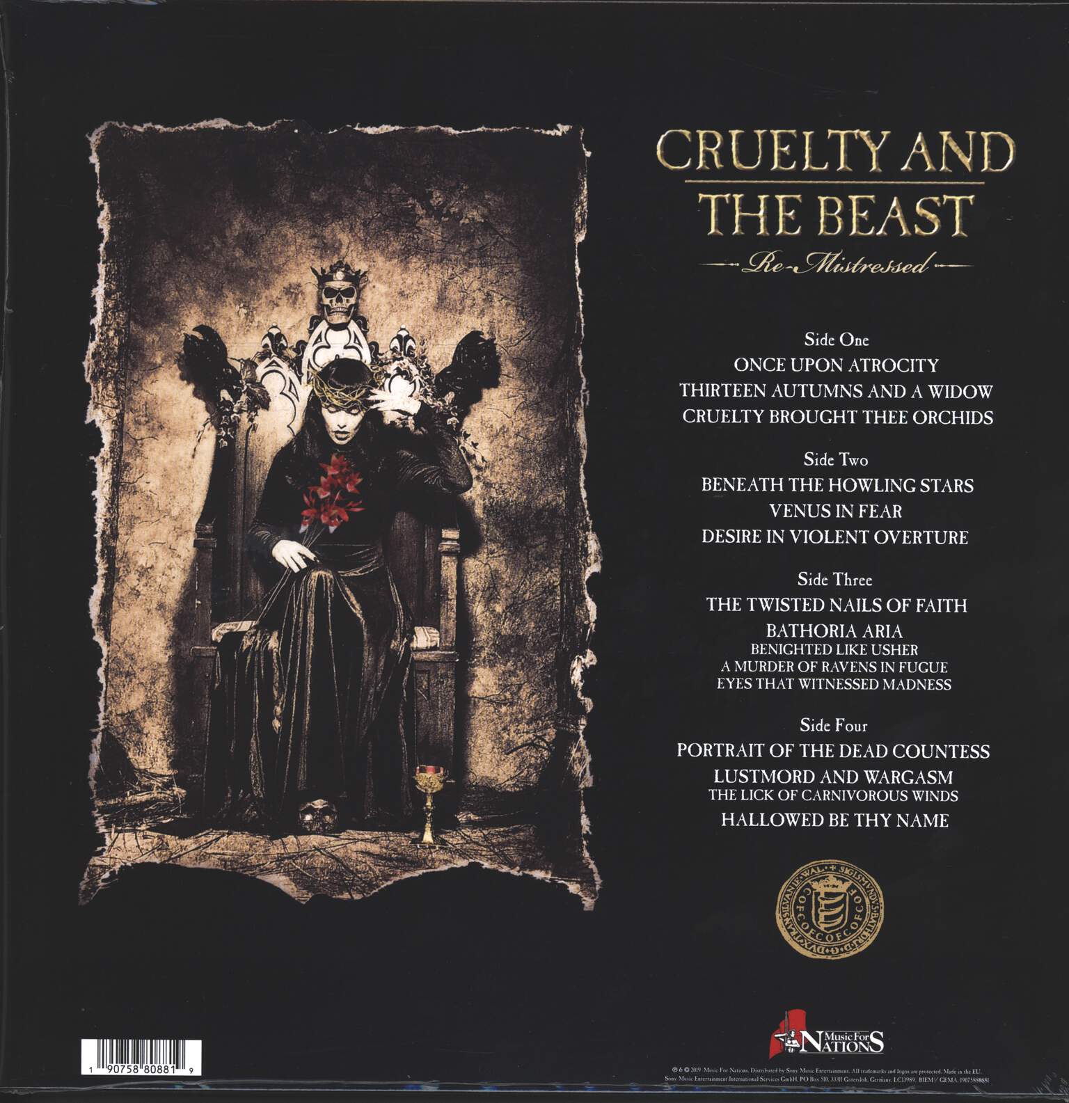 Cradle Of Filth: Cruelty And The Beast (Re-Mistressed), 2×LP (Vinyl)