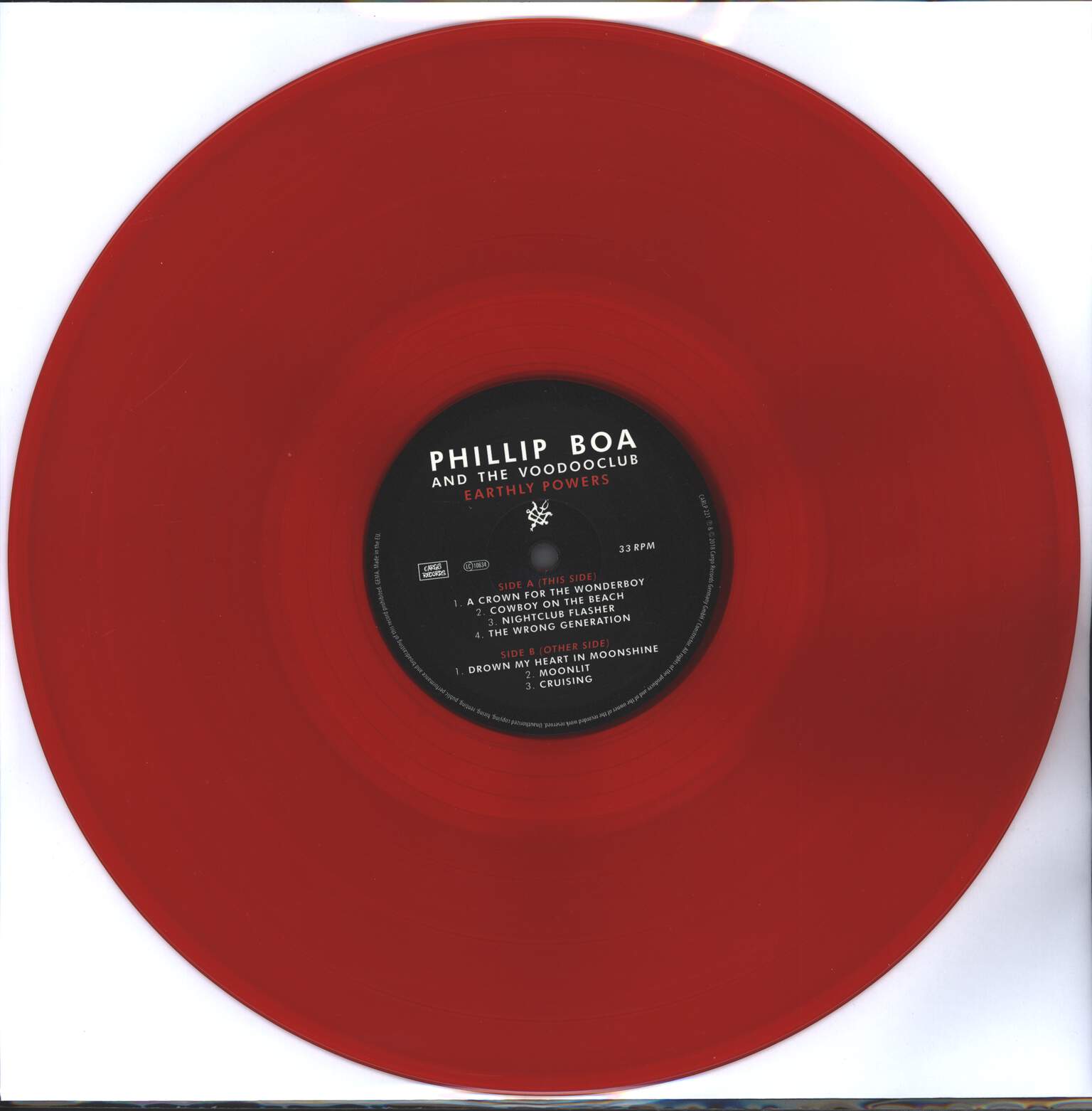 Phillip Boa & The Voodooclub: Earthly Powers, 2×LP (Vinyl)