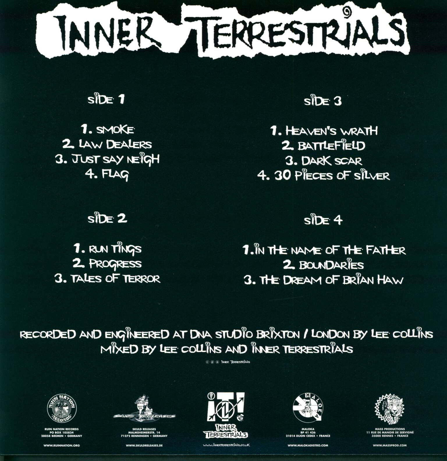 Inner Terrestrials: Tales Of Terror, 2×LP (Vinyl)