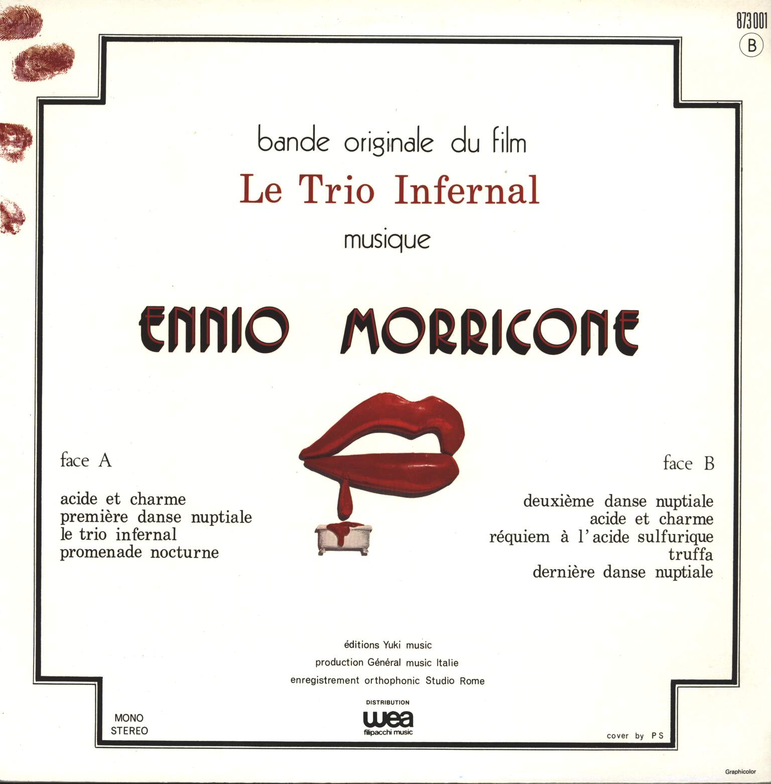 Ennio Morricone: Le Trio Infernal, LP (Vinyl)
