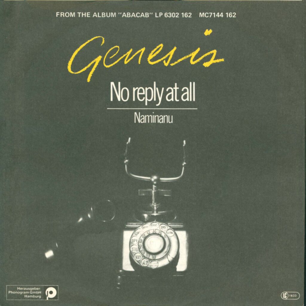 Genesis: No Reply At All, 7" Single (Vinyl)