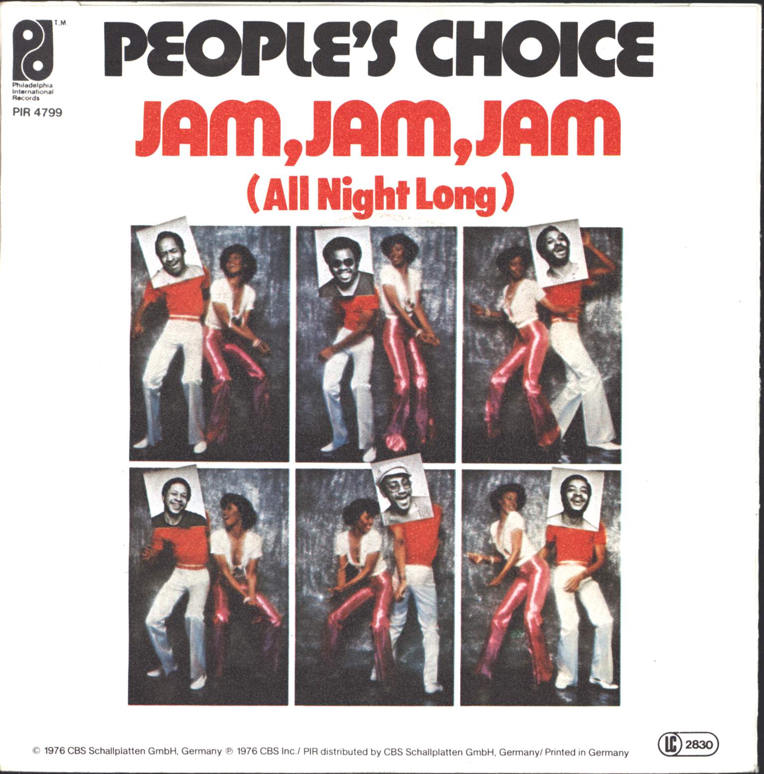 People's Choice: Jam, Jam, Jam (All Night Long), 7" Single (Vinyl)
