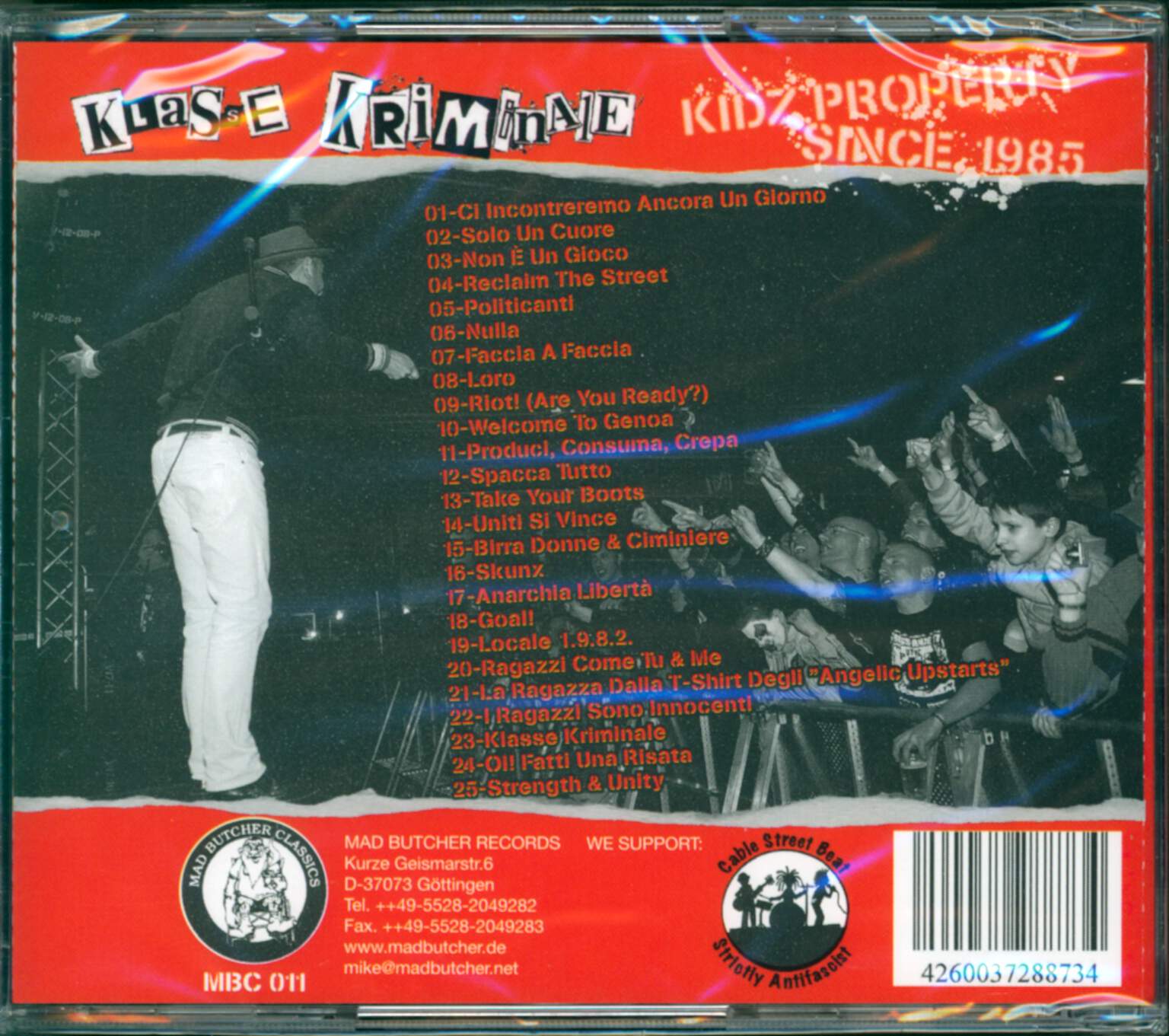 Klasse Kriminale: Kidz Property Since 1985, CD