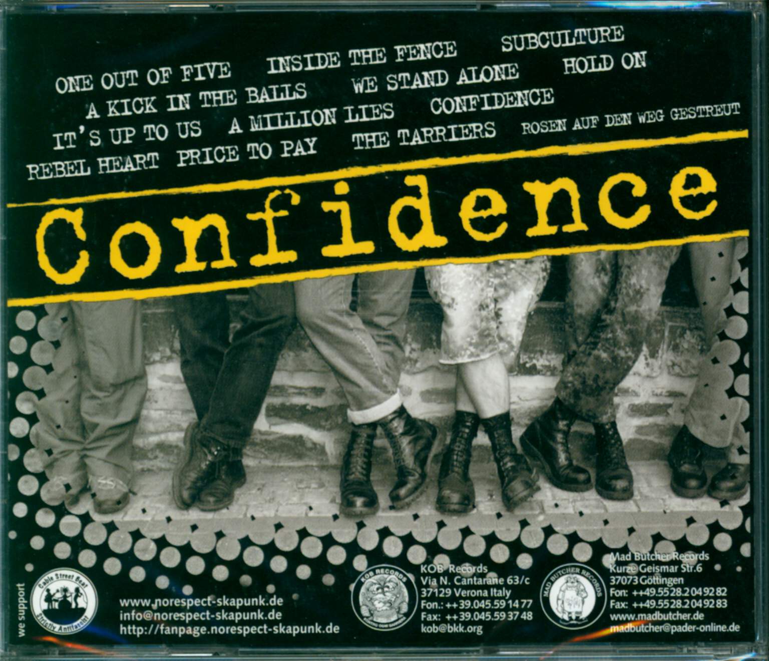No Respect: Confidence, CD