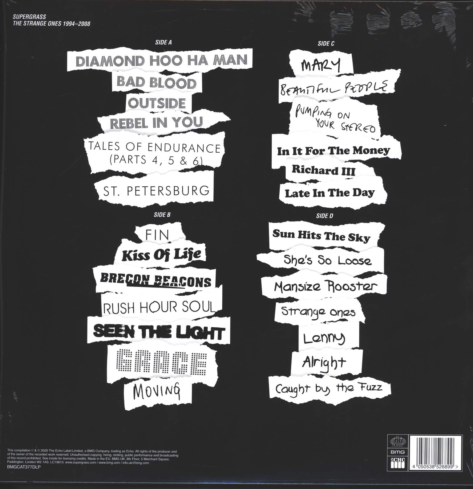 Supergrass: The Strange Ones 1994-2008, 2×LP (Vinyl)