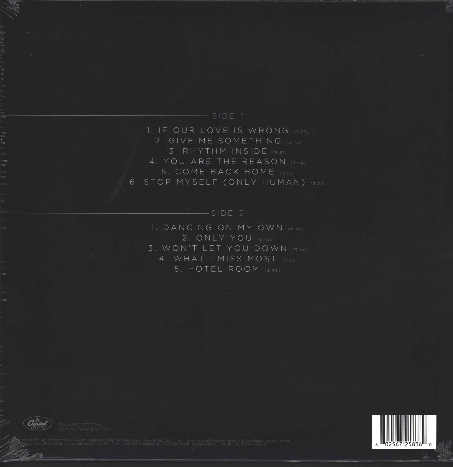 Calum Scott: Only Human, LP (Vinyl)