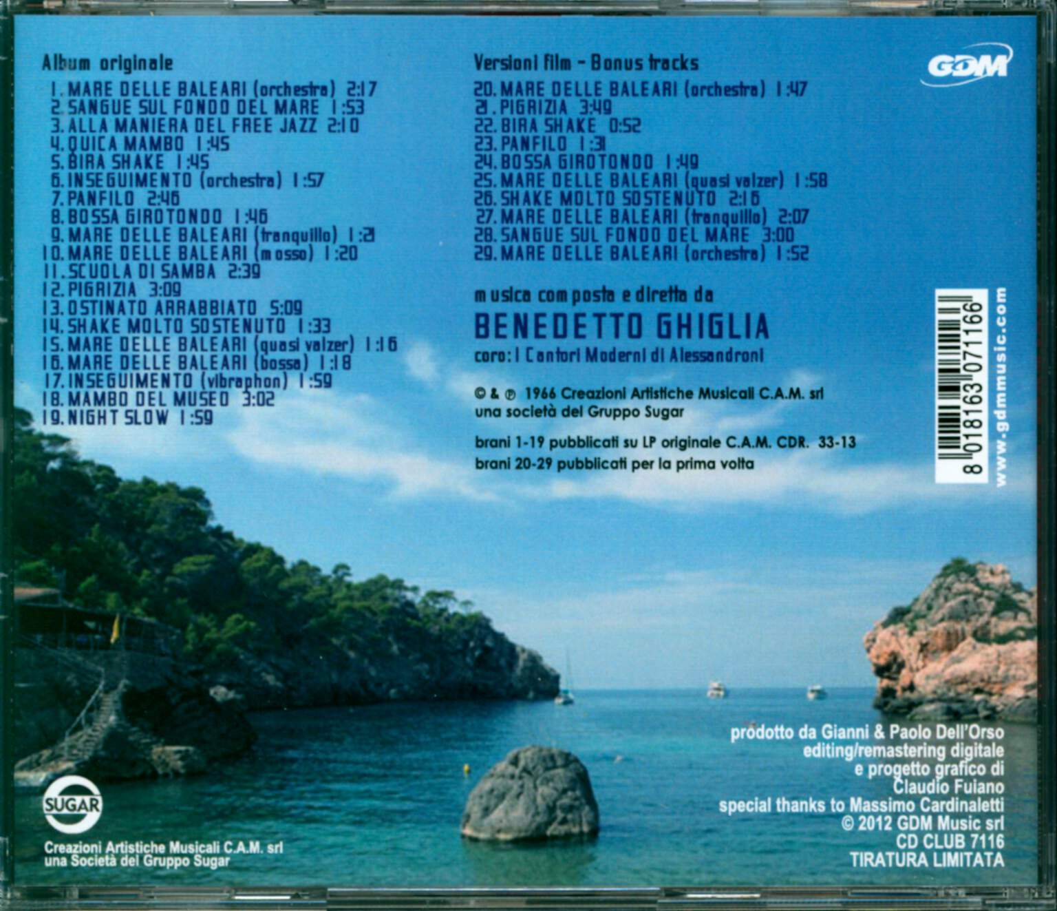 Benedetto Ghiglia: Baleari Operazione Oro (Colonna Sonora Originale - Edizione Speciale), CD