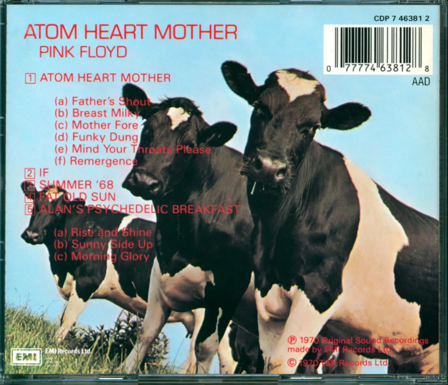Pink Floyd: Atom Heart Mother, CD