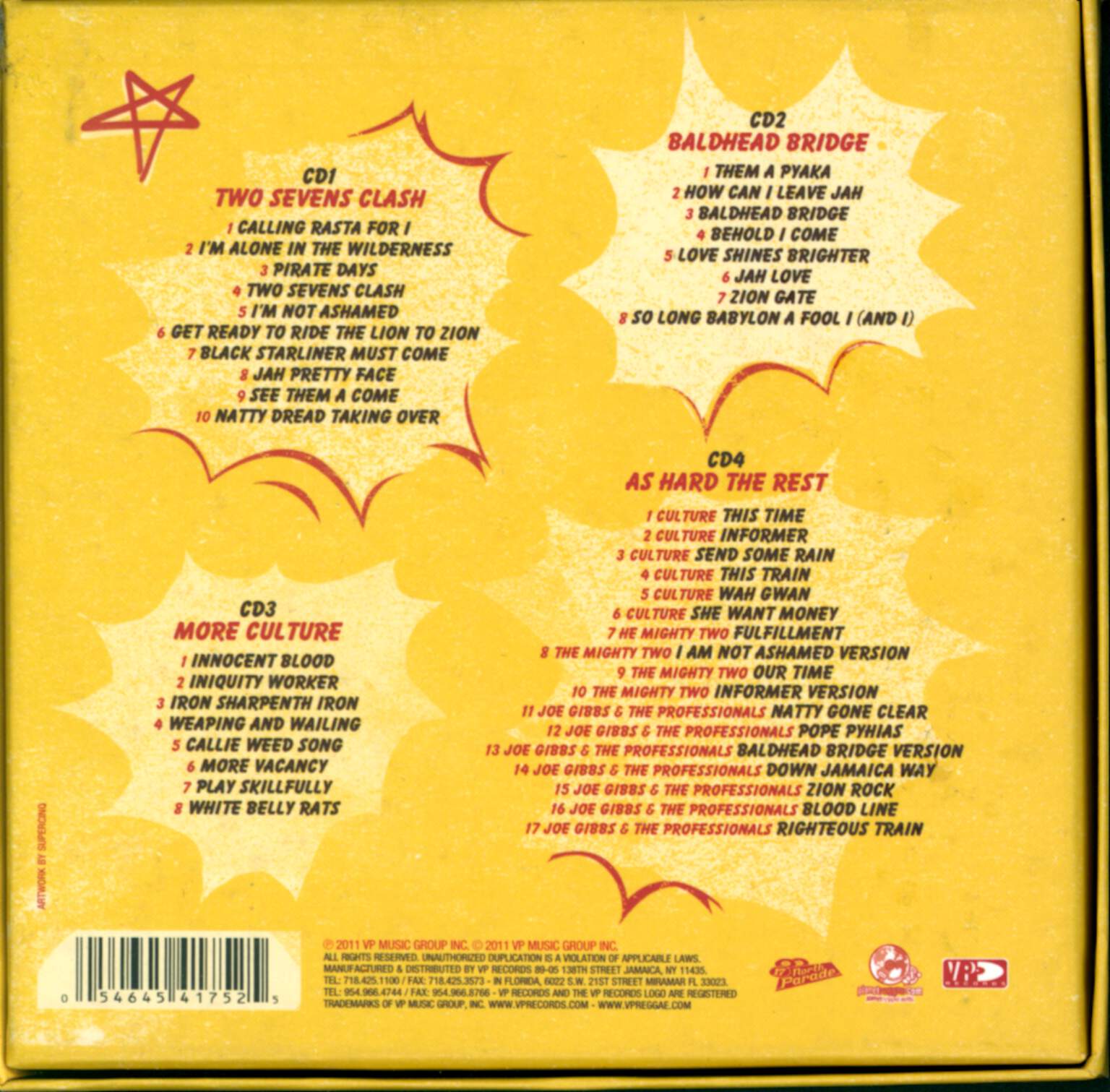 Culture: At Joe Gibbs, 4×CD