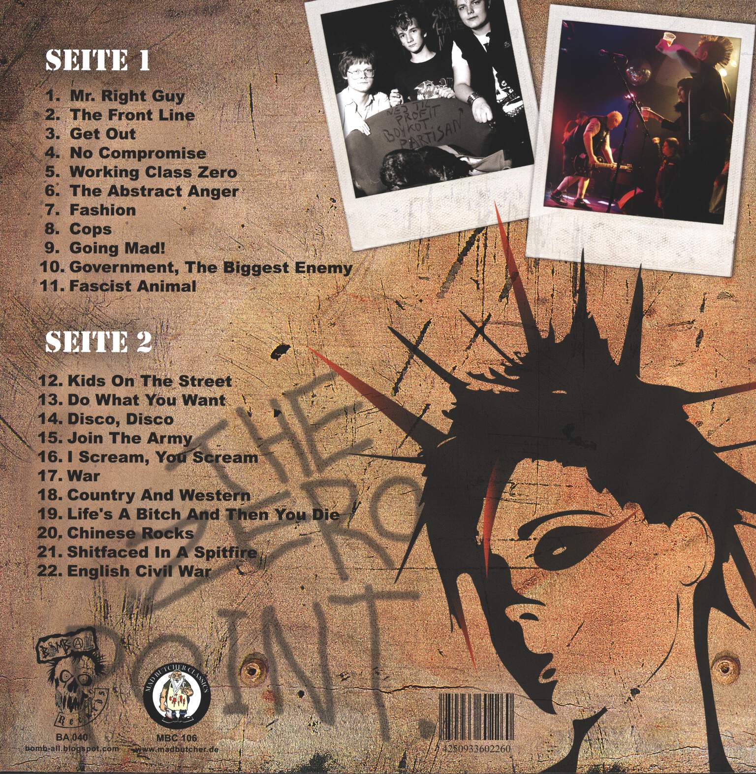 The Zero Point: 4 Decades Of Fuckin Shit Up, LP (Vinyl)