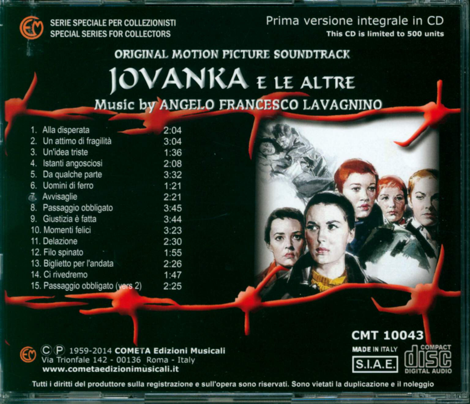 Angelo Francesco Lavagnino: Jovanka E Le Altre (Original Soundtrack), LP (Vinyl)