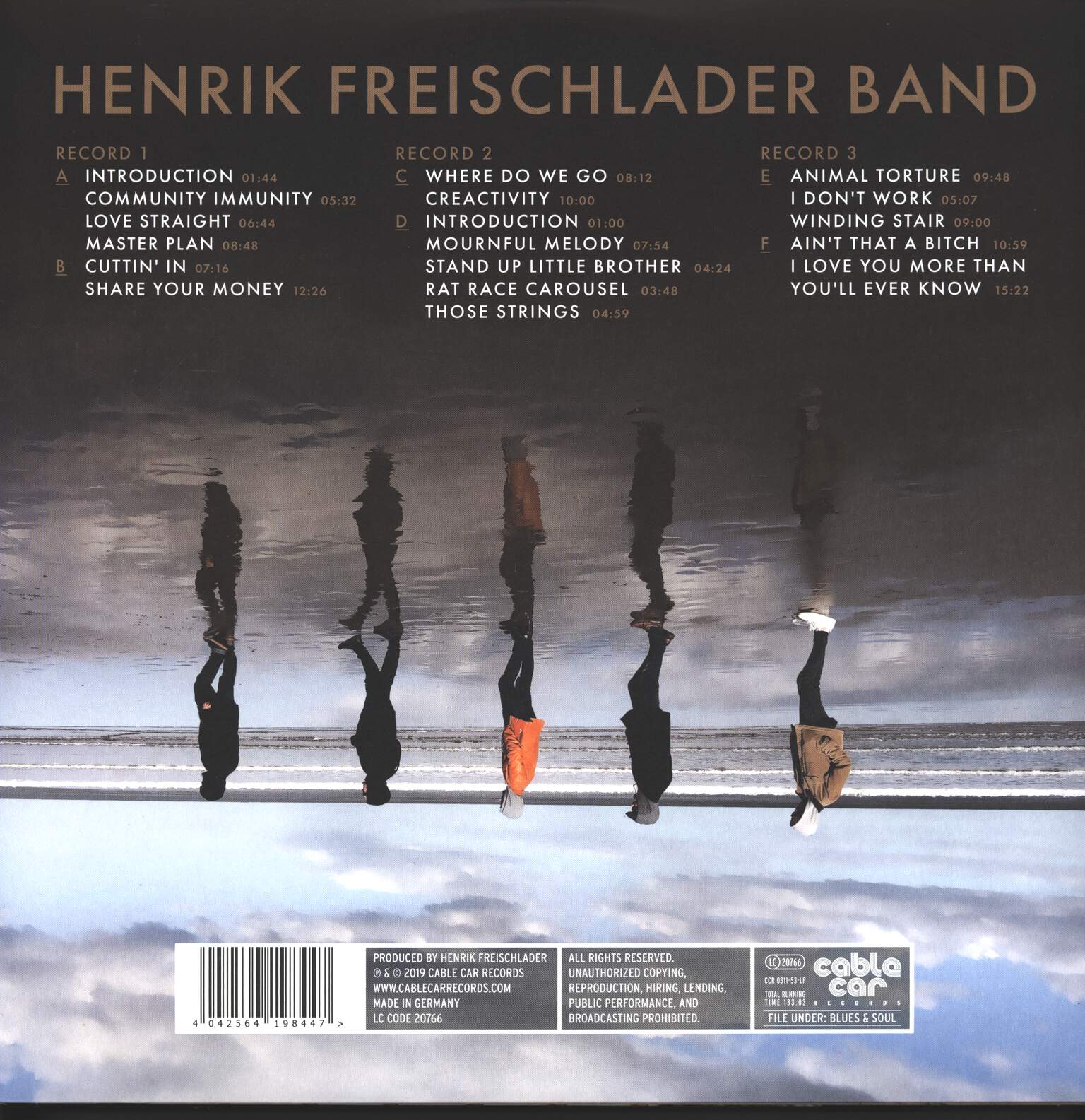 Henrik Freischlader Band: Live 2019, 3×LP (Vinyl)