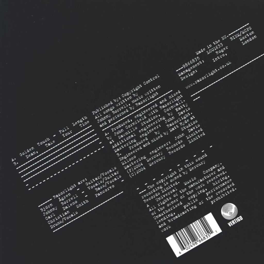 Razorlight: Golden Touch, 7" Single (Vinyl)