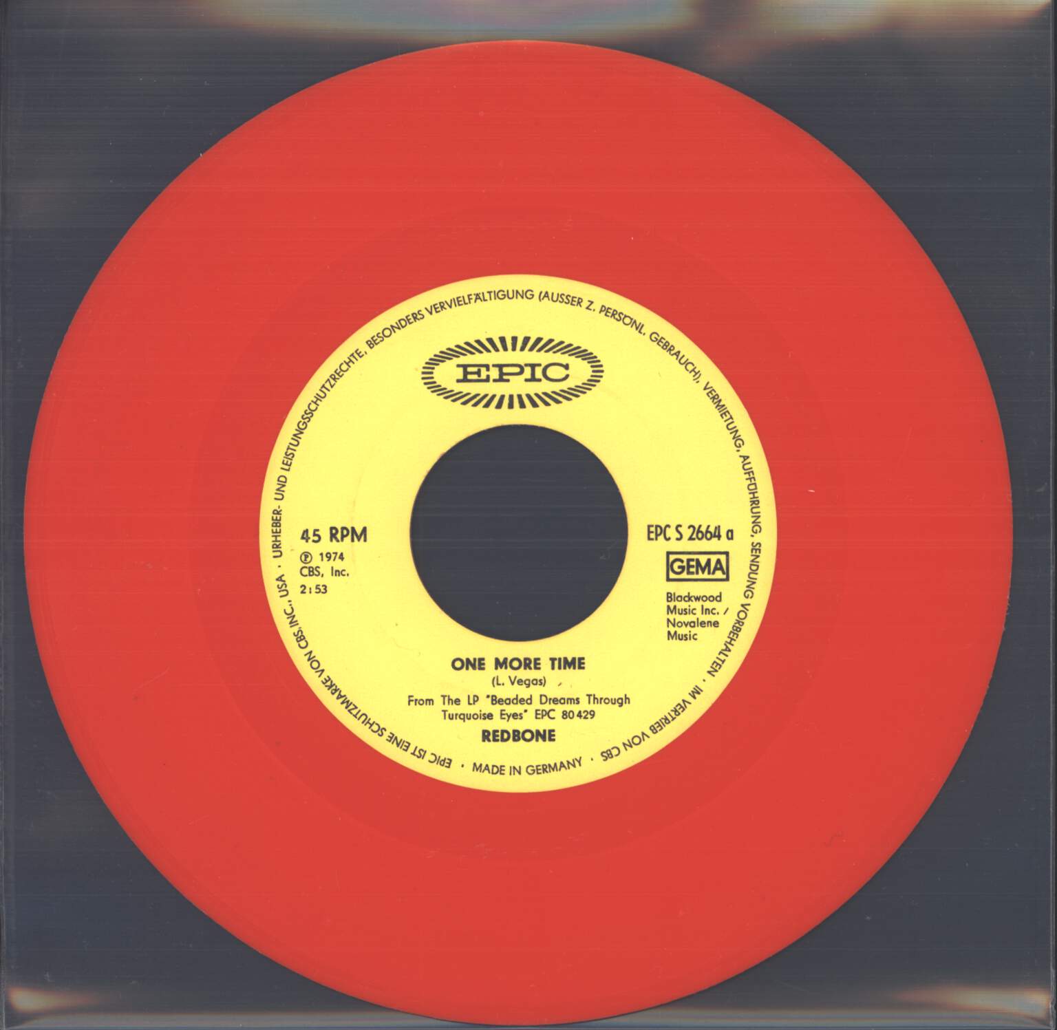 Redbone: One More Time, 7" Single (Vinyl)