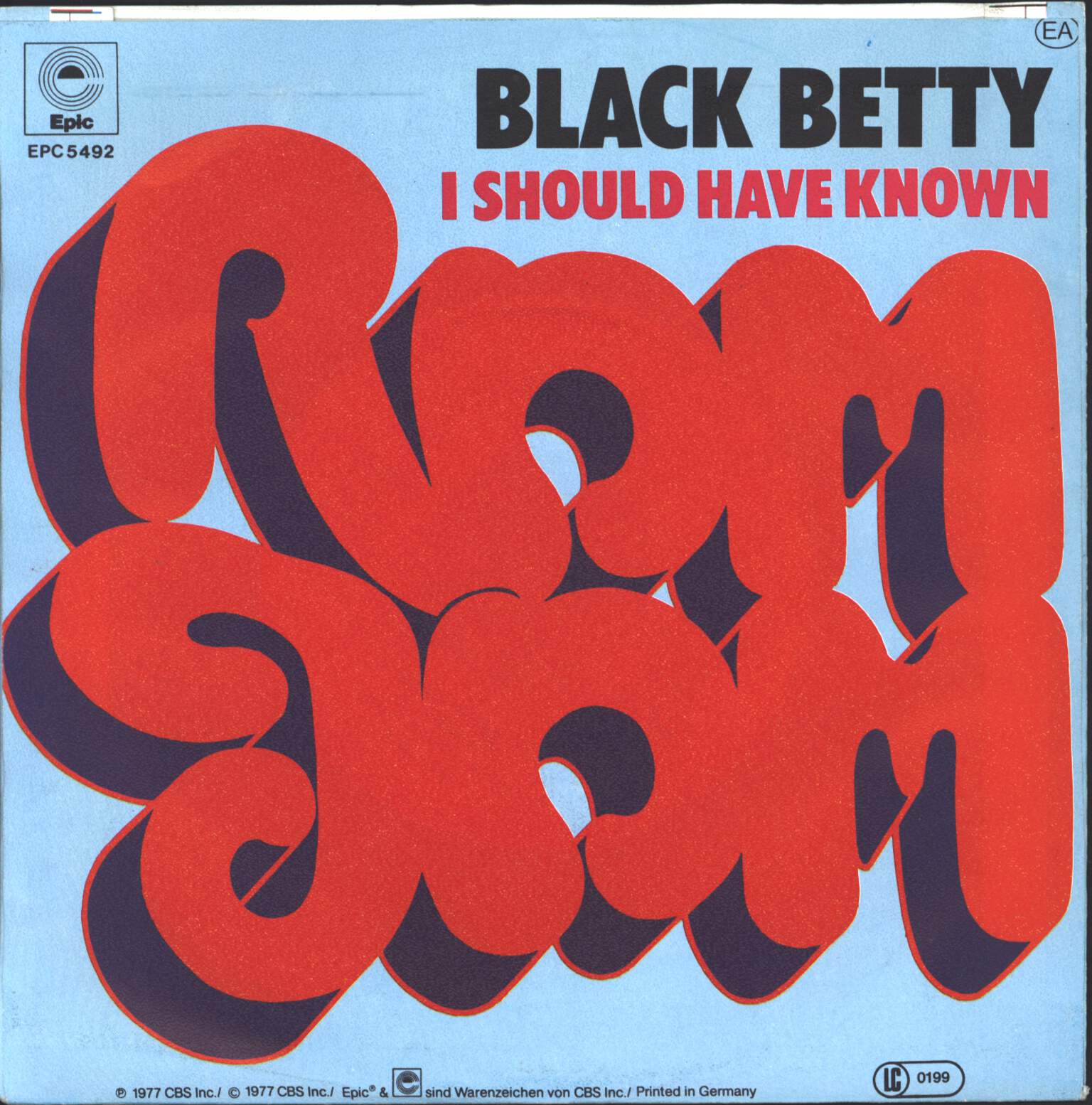 Ram Jam: Black Betty, 7" Single (Vinyl)