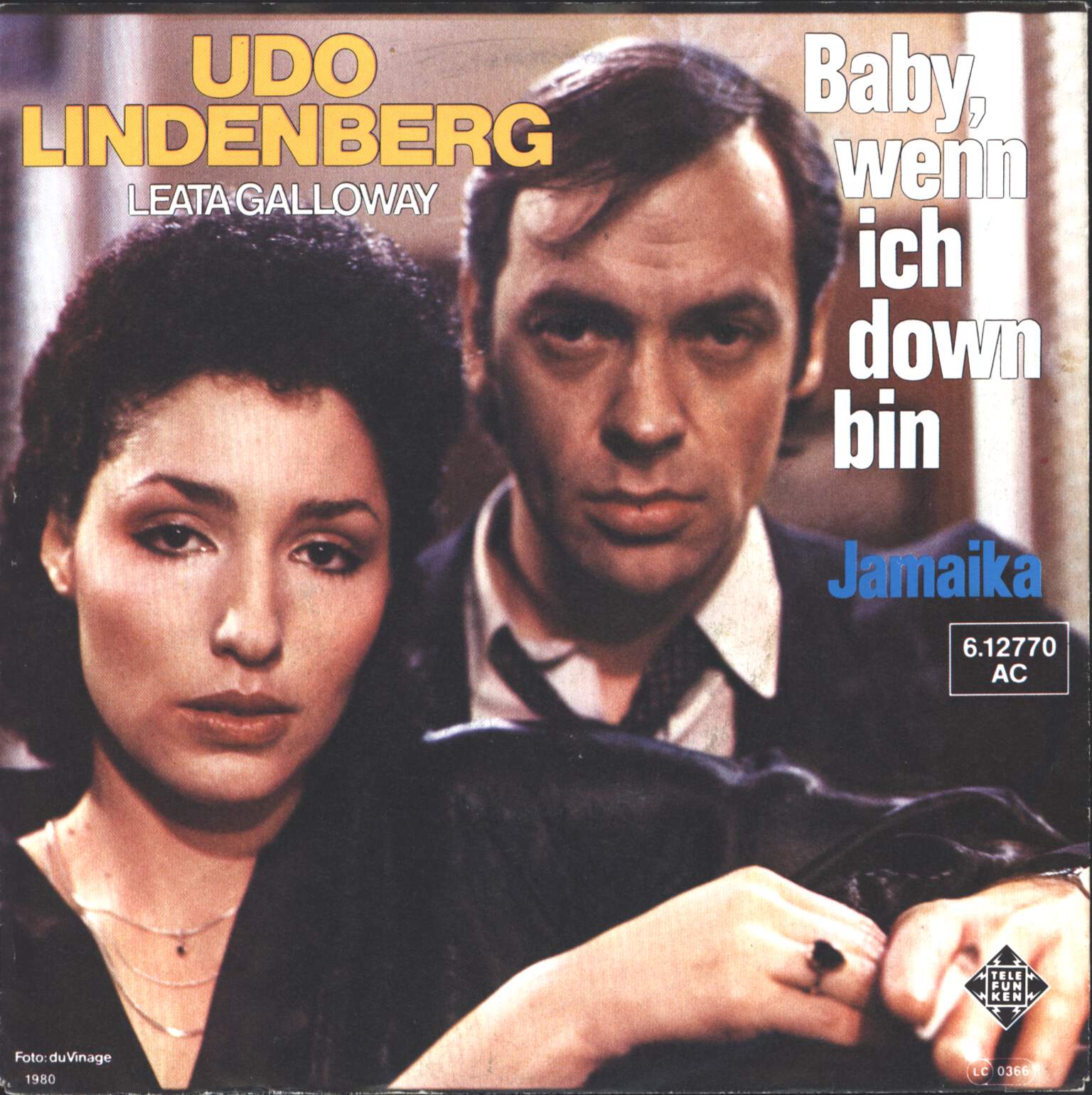 Udo Lindenberg Und Das Panikorchester: Baby, Wenn Ich Down Bin, 7" Single (Vinyl)