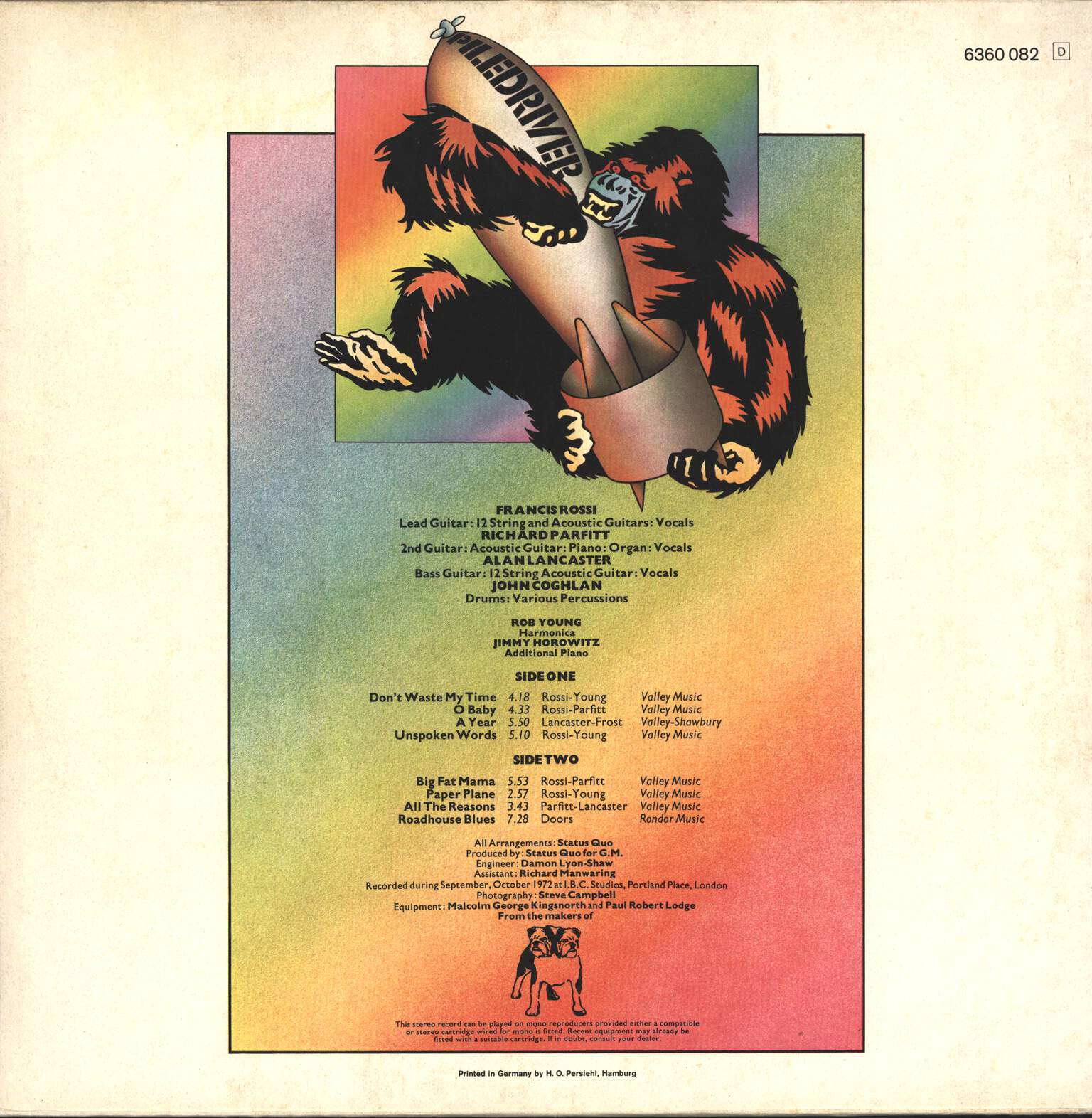 Status Quo: Piledriver, LP (Vinyl)